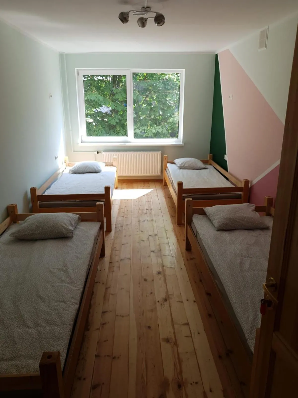 Bed in Liepu Hostelis