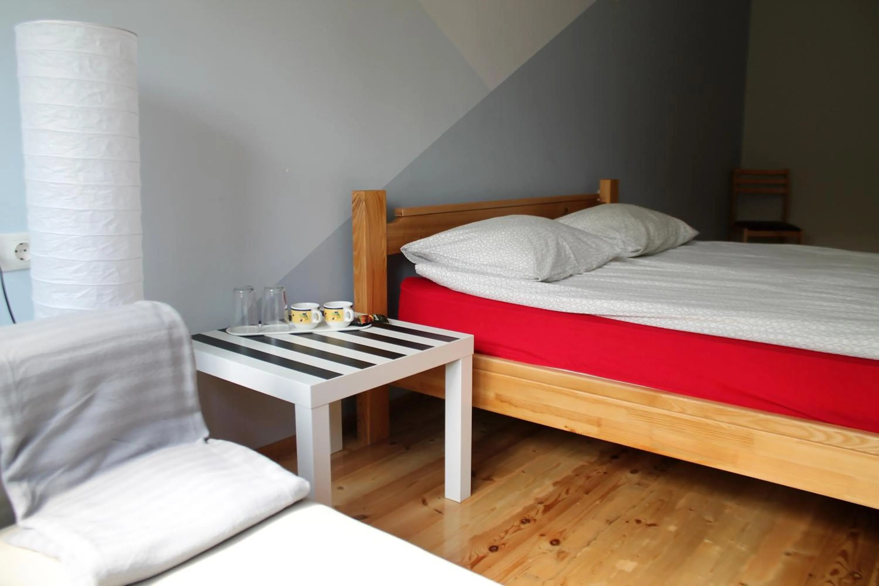 Bed in Liepu Hostelis