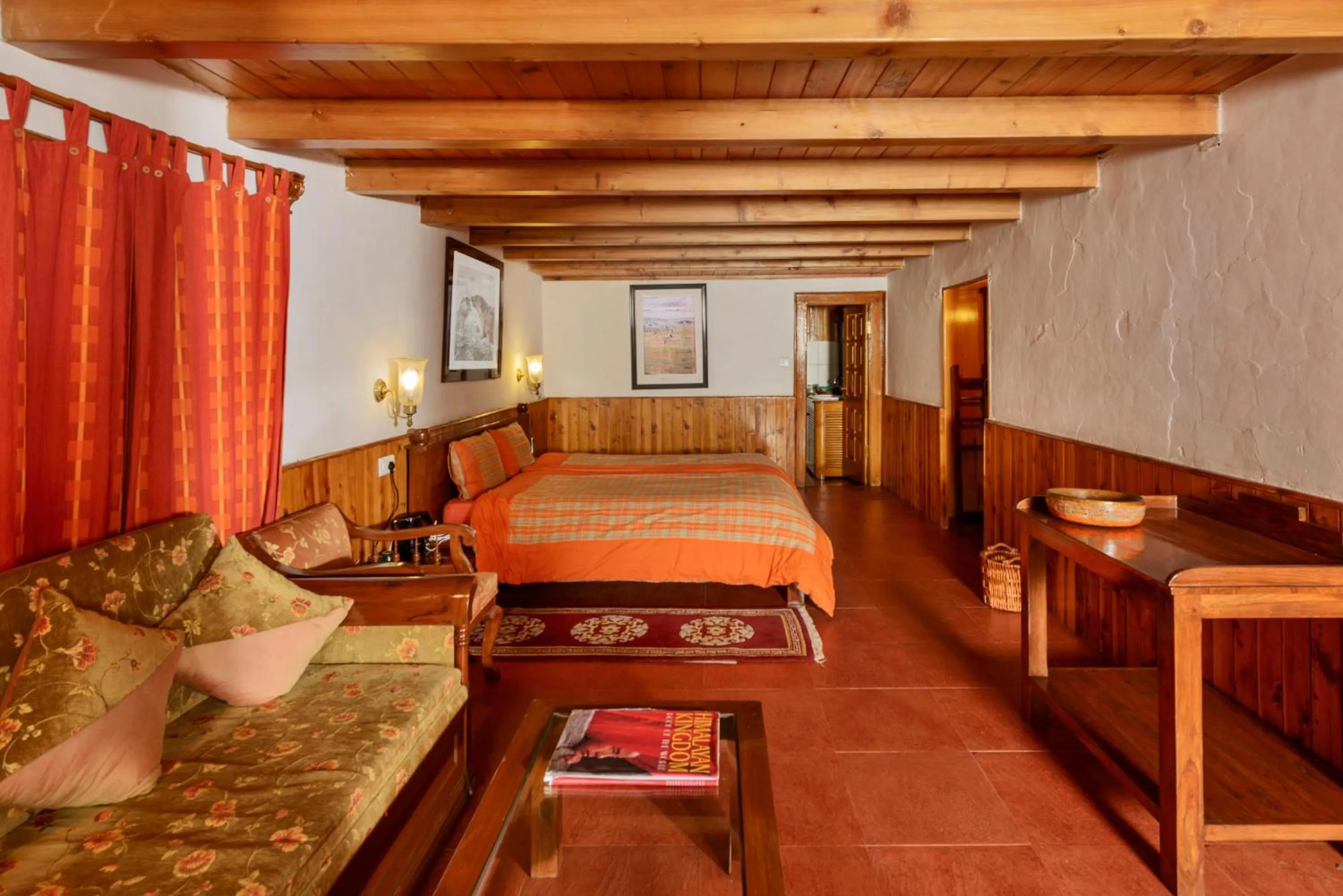 Bed in Banjara Retreat and Cottage Sojha