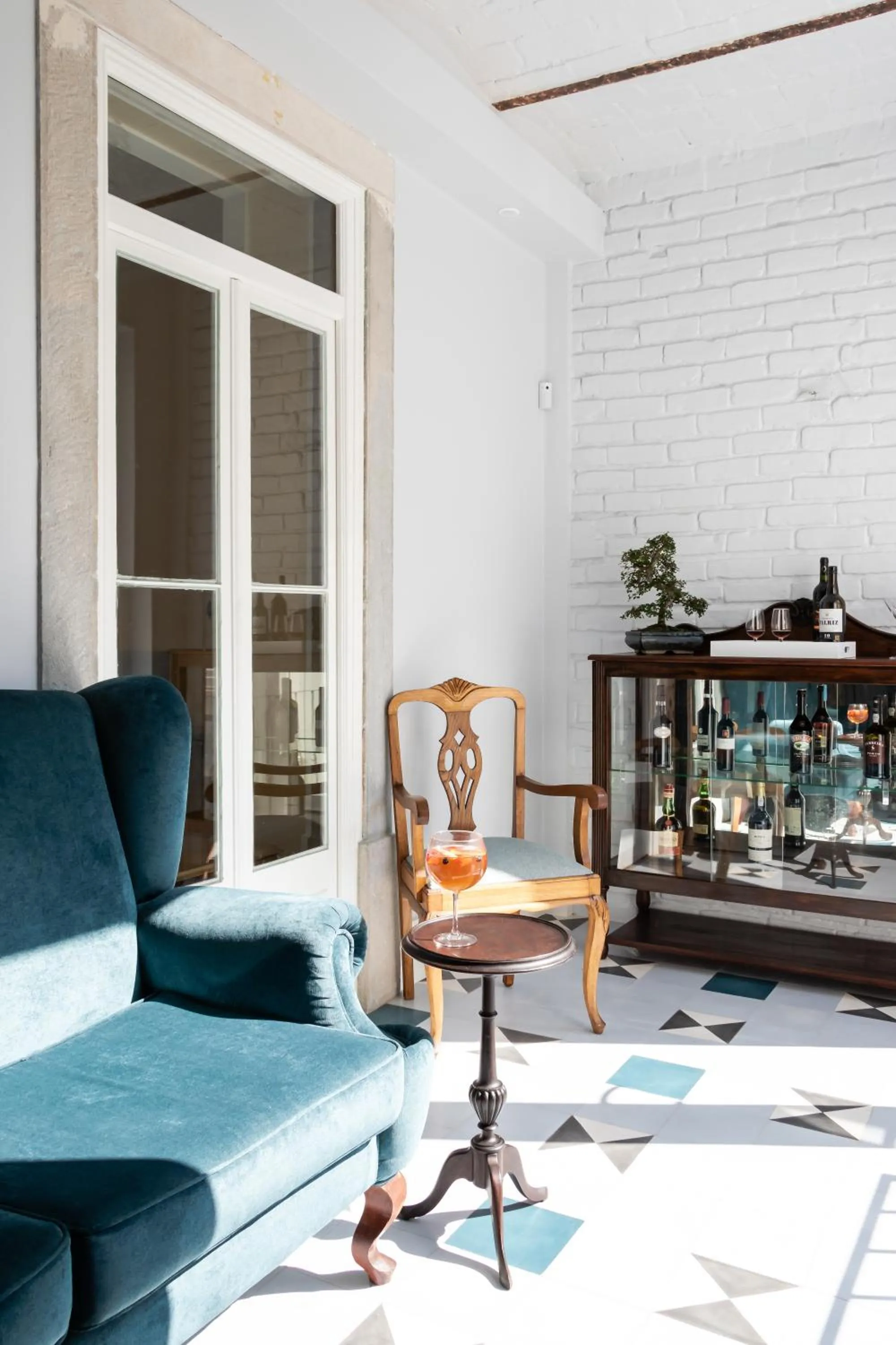 Living room in 1898 Home & Suites