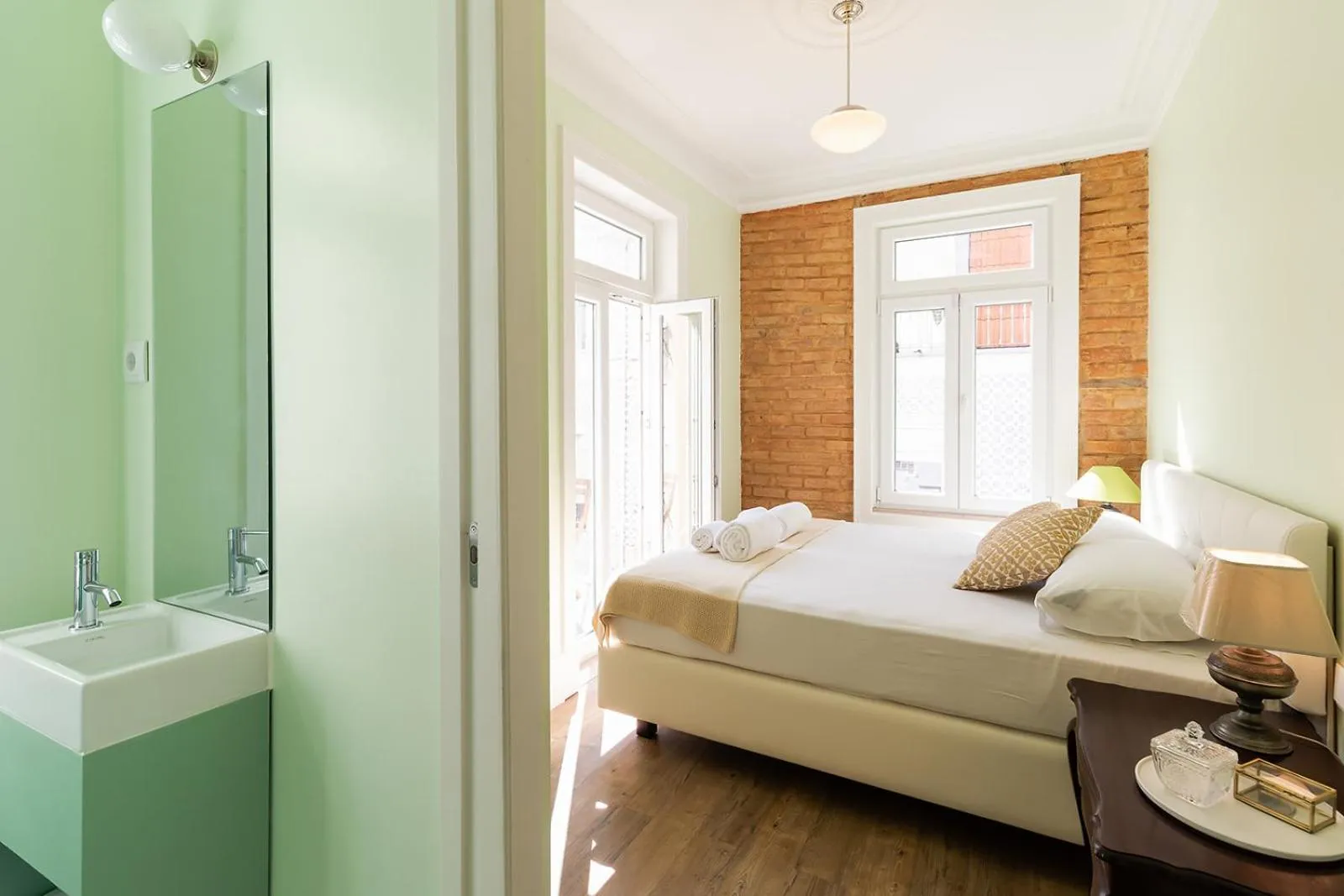 Bedroom, Bed in 1898 Home & Suites