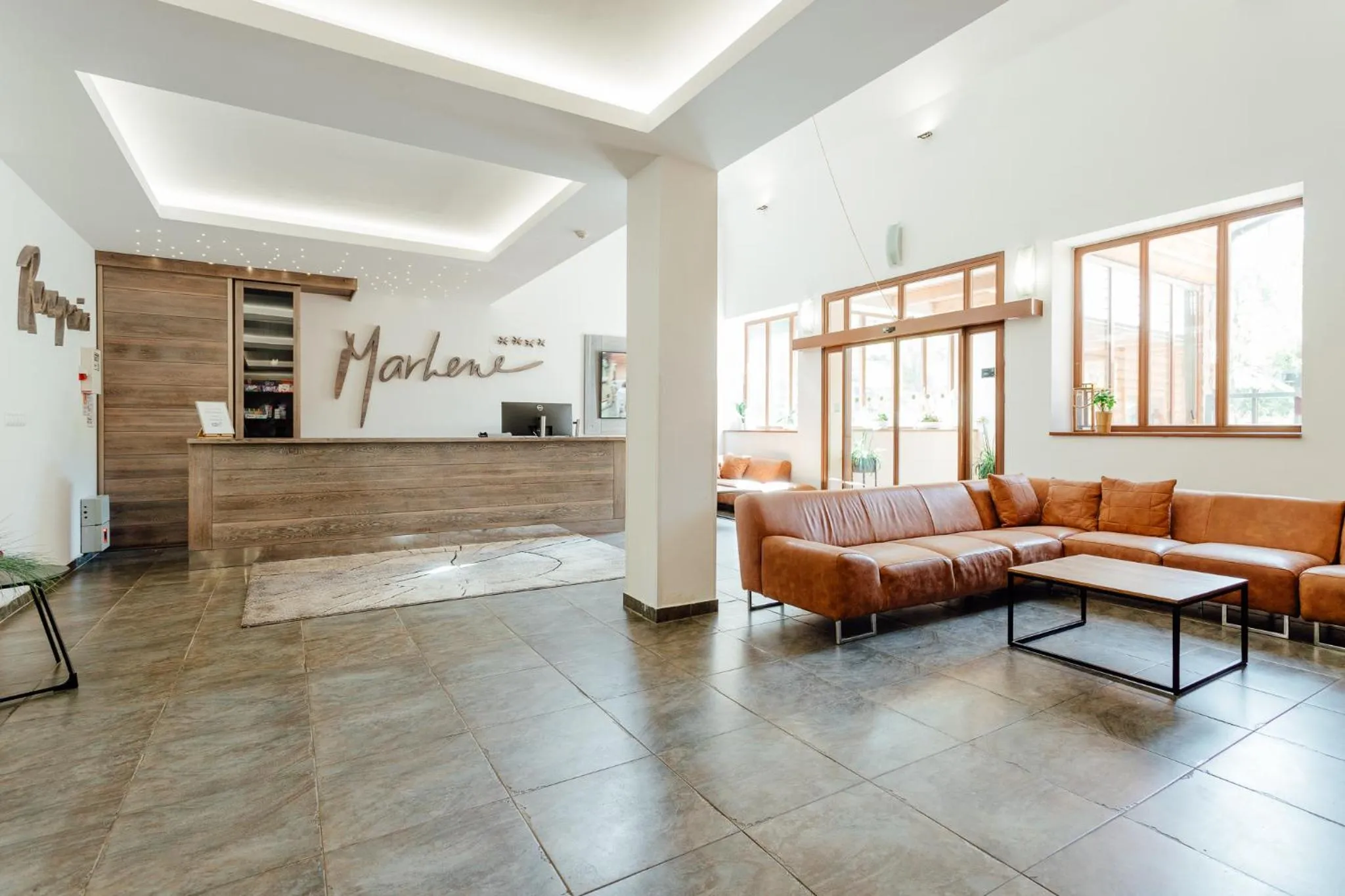 Seating area in Hotel Marlene