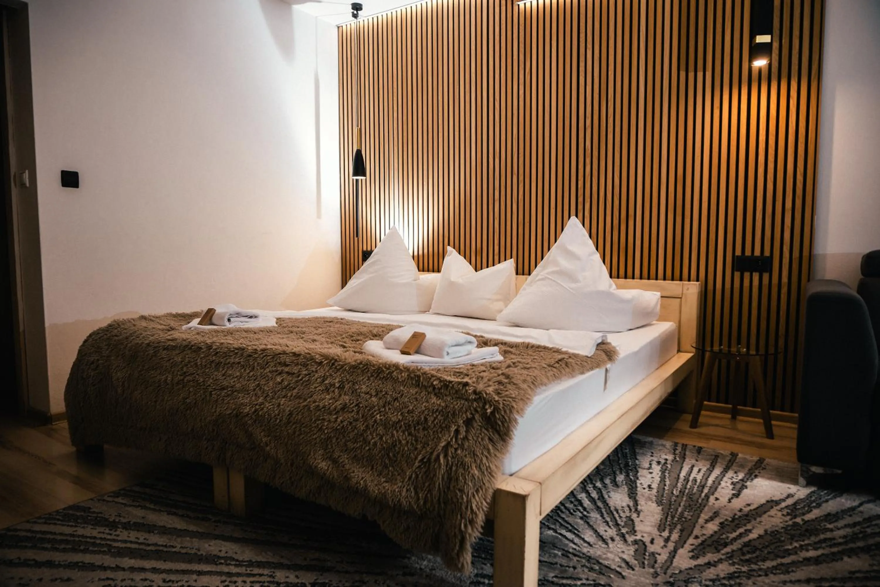 Bed in Hotel Marlene