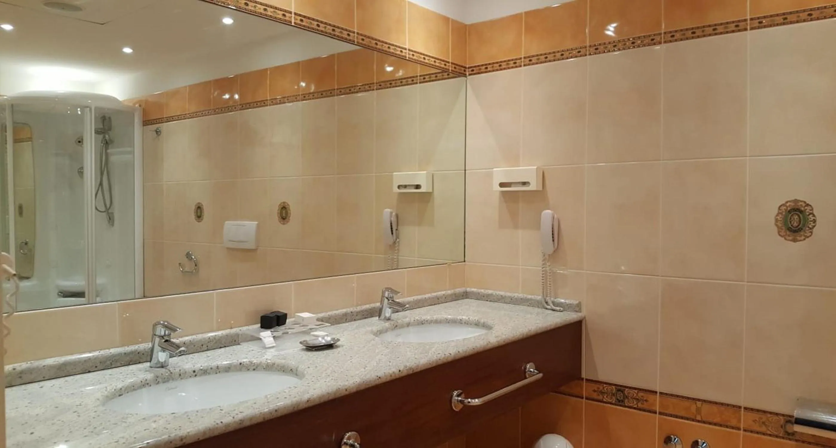 Bathroom in Meditur Hotel Bologna