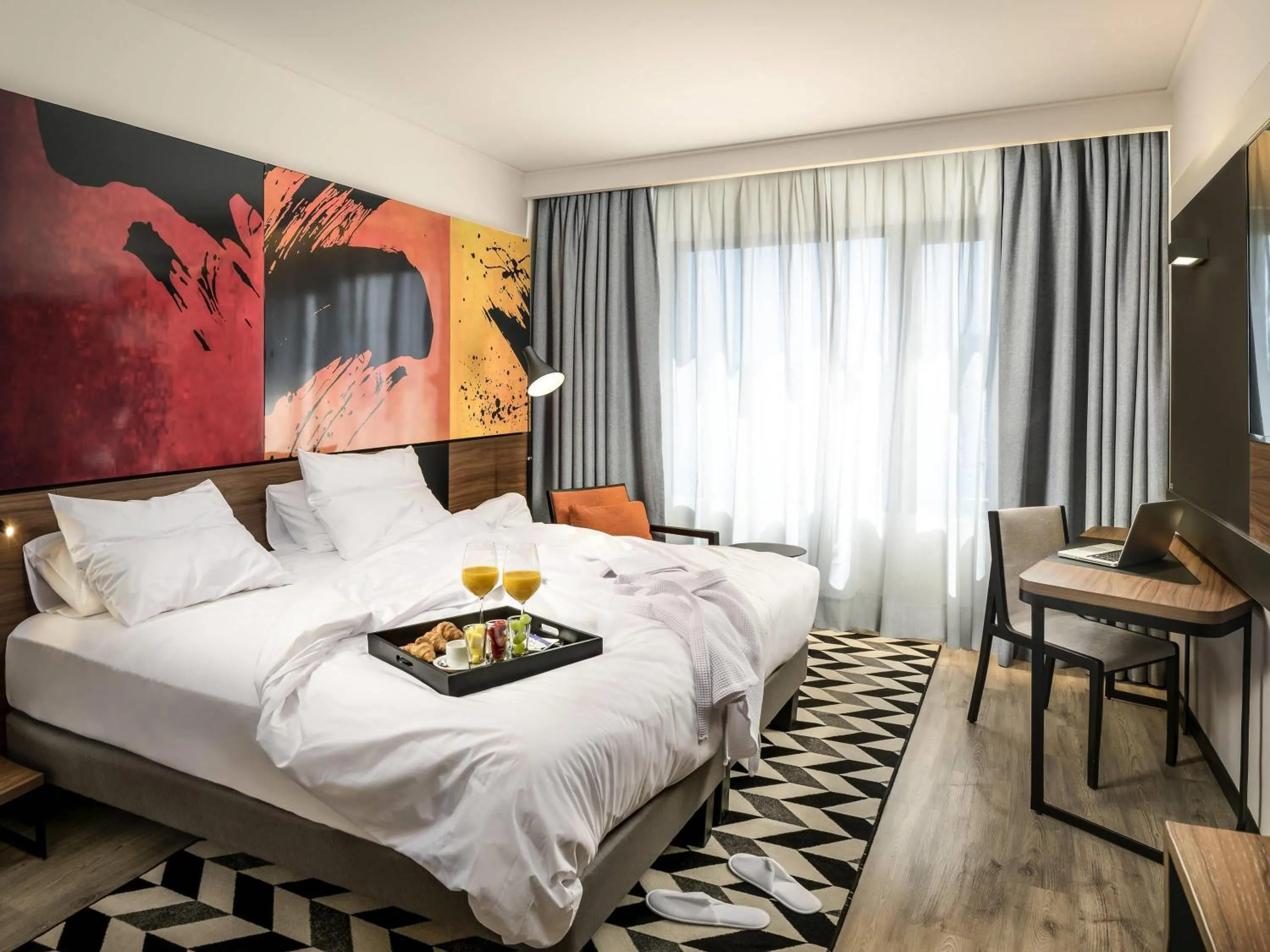 Bedroom, Bed in Novotel Santiago Providencia