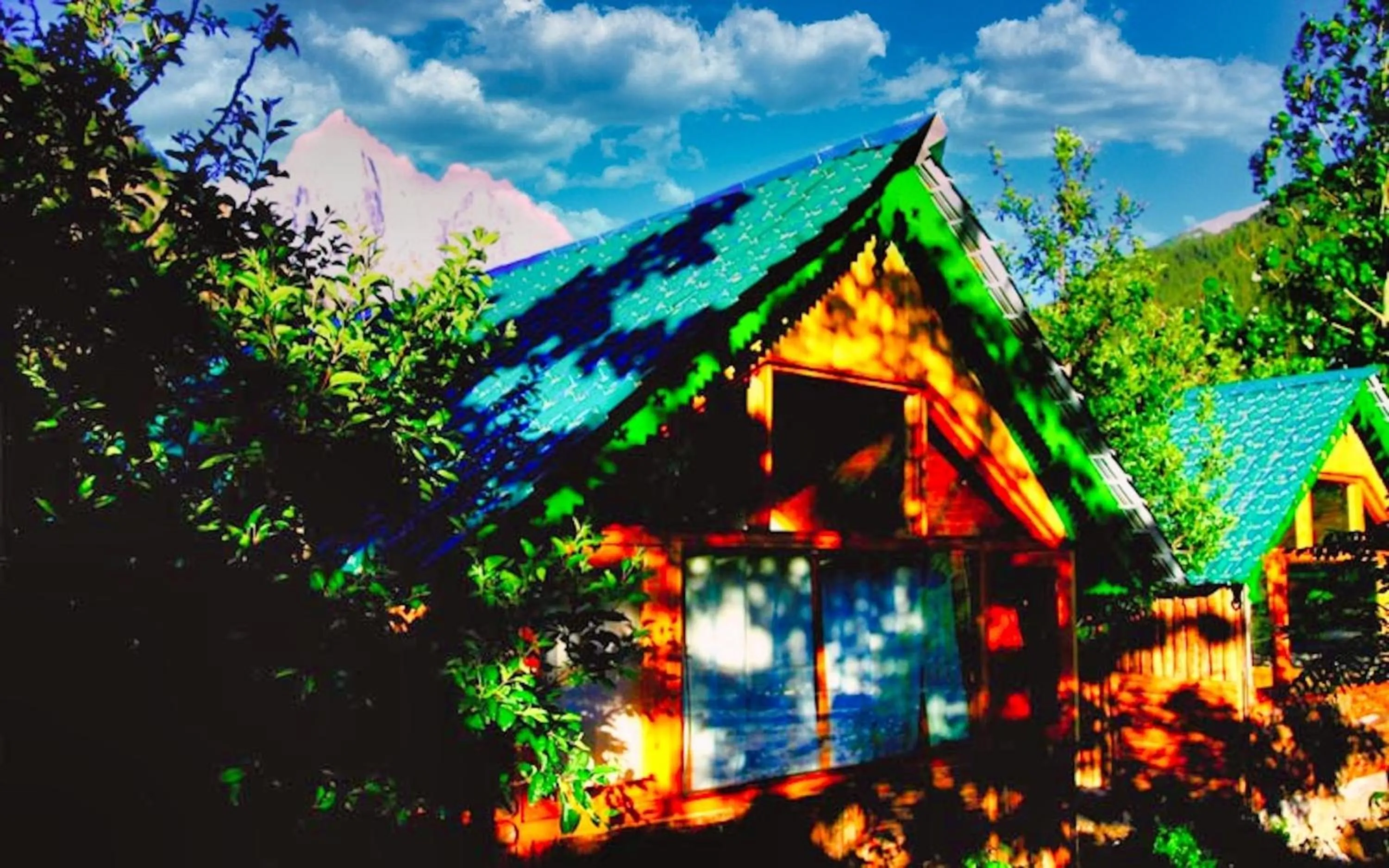 View (from property/room) in Banjara Camp and Retreat Sangla