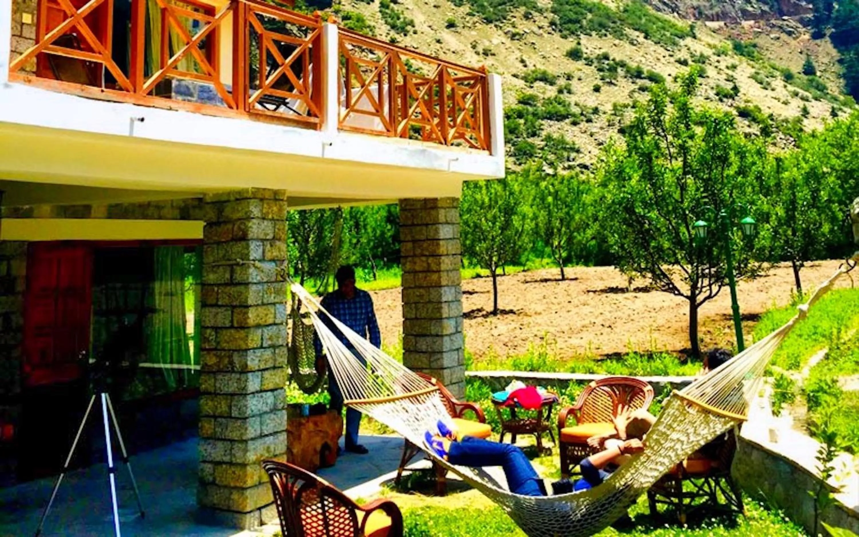 People in Banjara Camp and Retreat Sangla