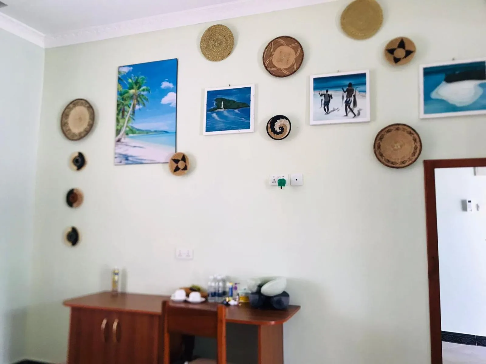 Decorative detail in Sea Crest Hotel