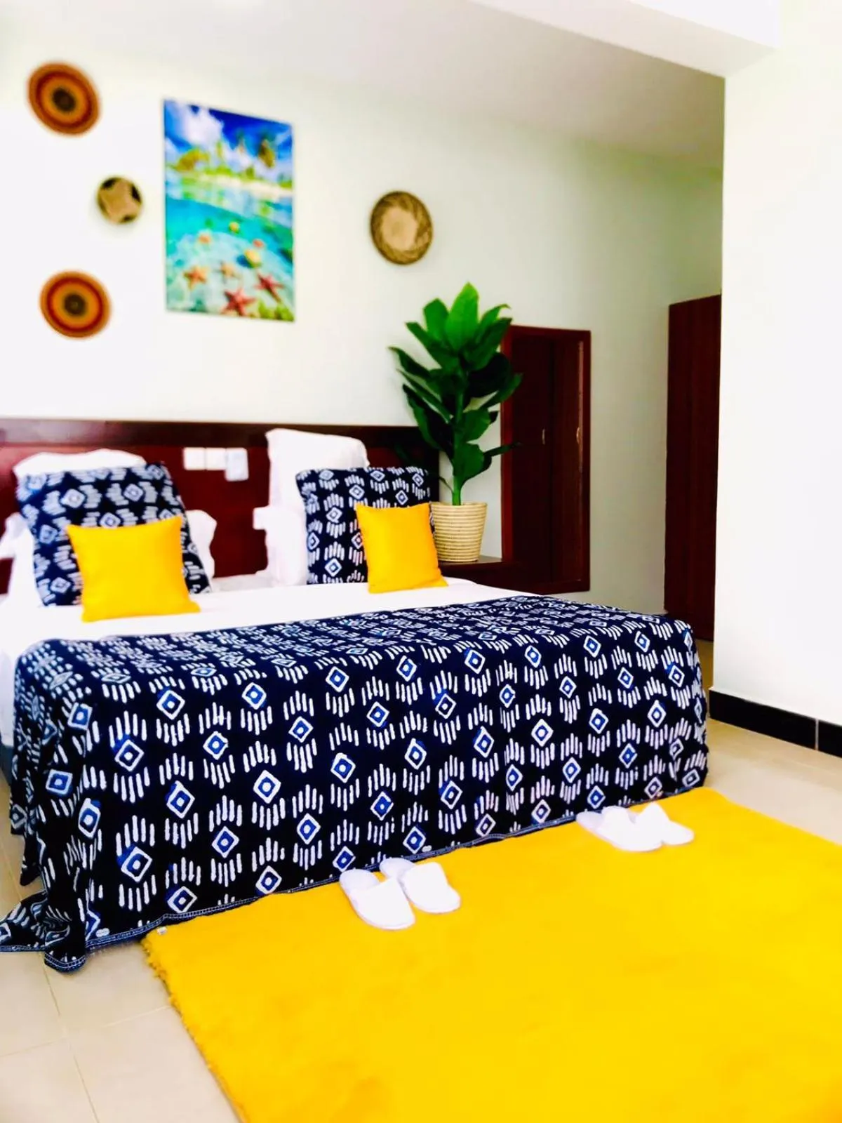 Bed in Sea Crest Hotel