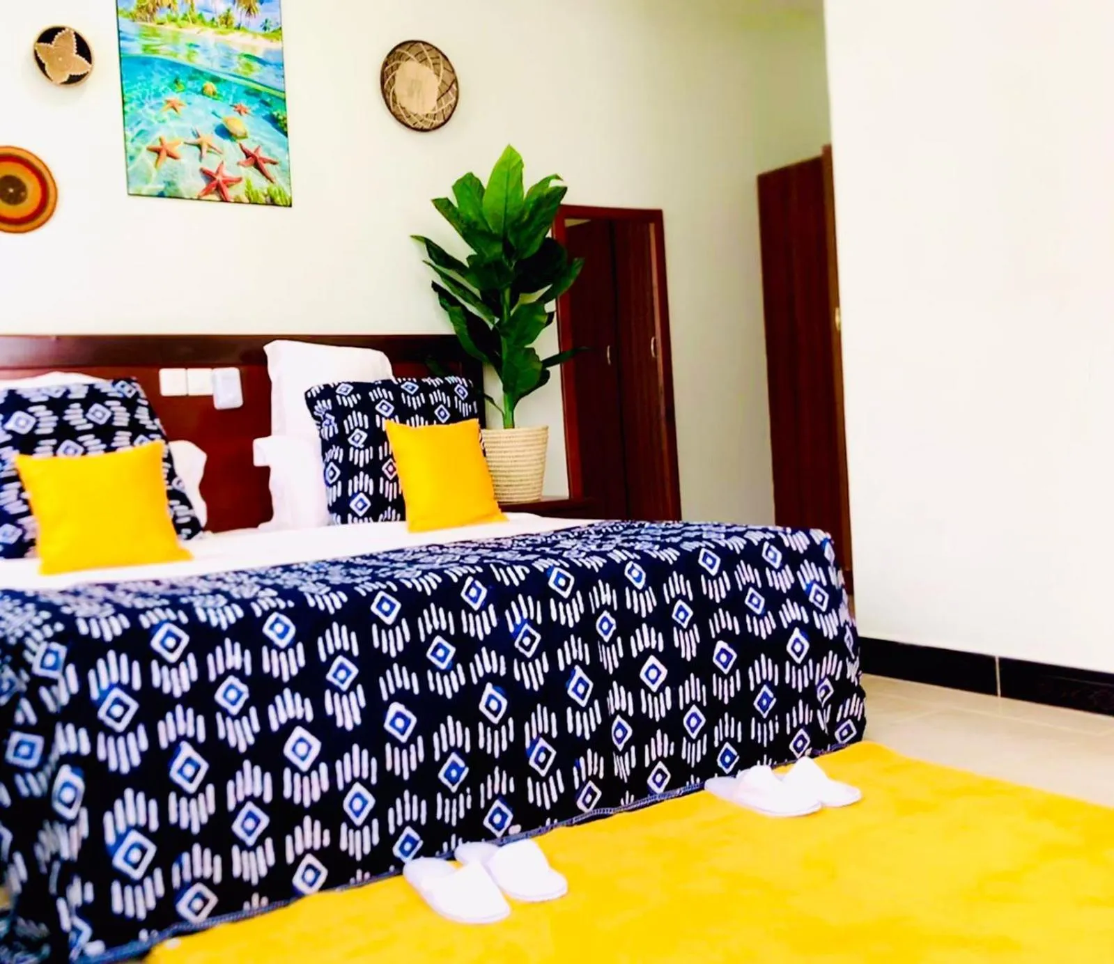 Bed in Sea Crest Hotel