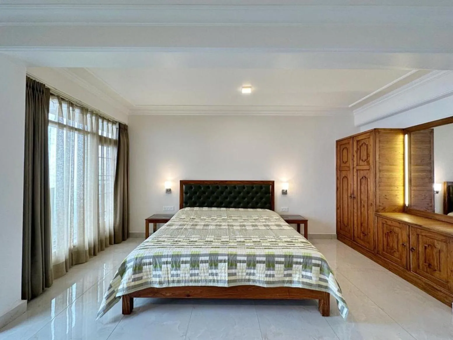 Bed in Banjara Orchard Retreat Thanedar