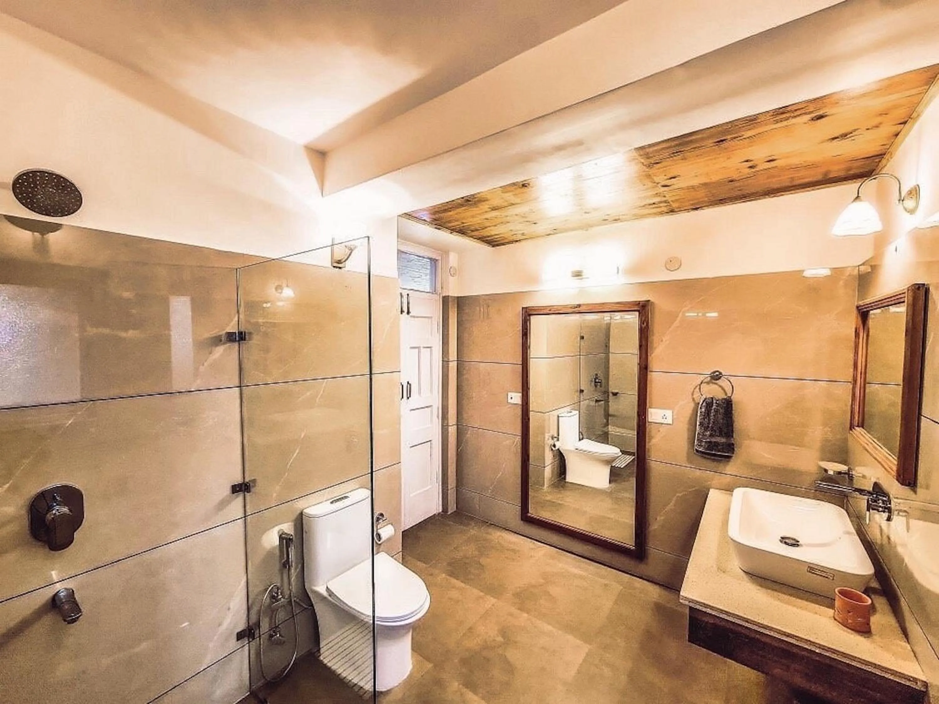Bathroom in Banjara Orchard Retreat Thanedar