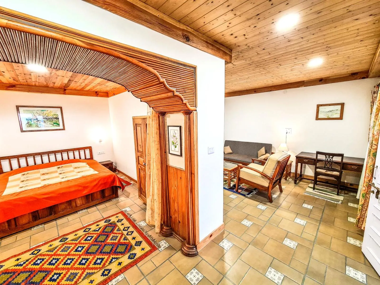 Photo of the whole room, Bed in Banjara Orchard Retreat Thanedar