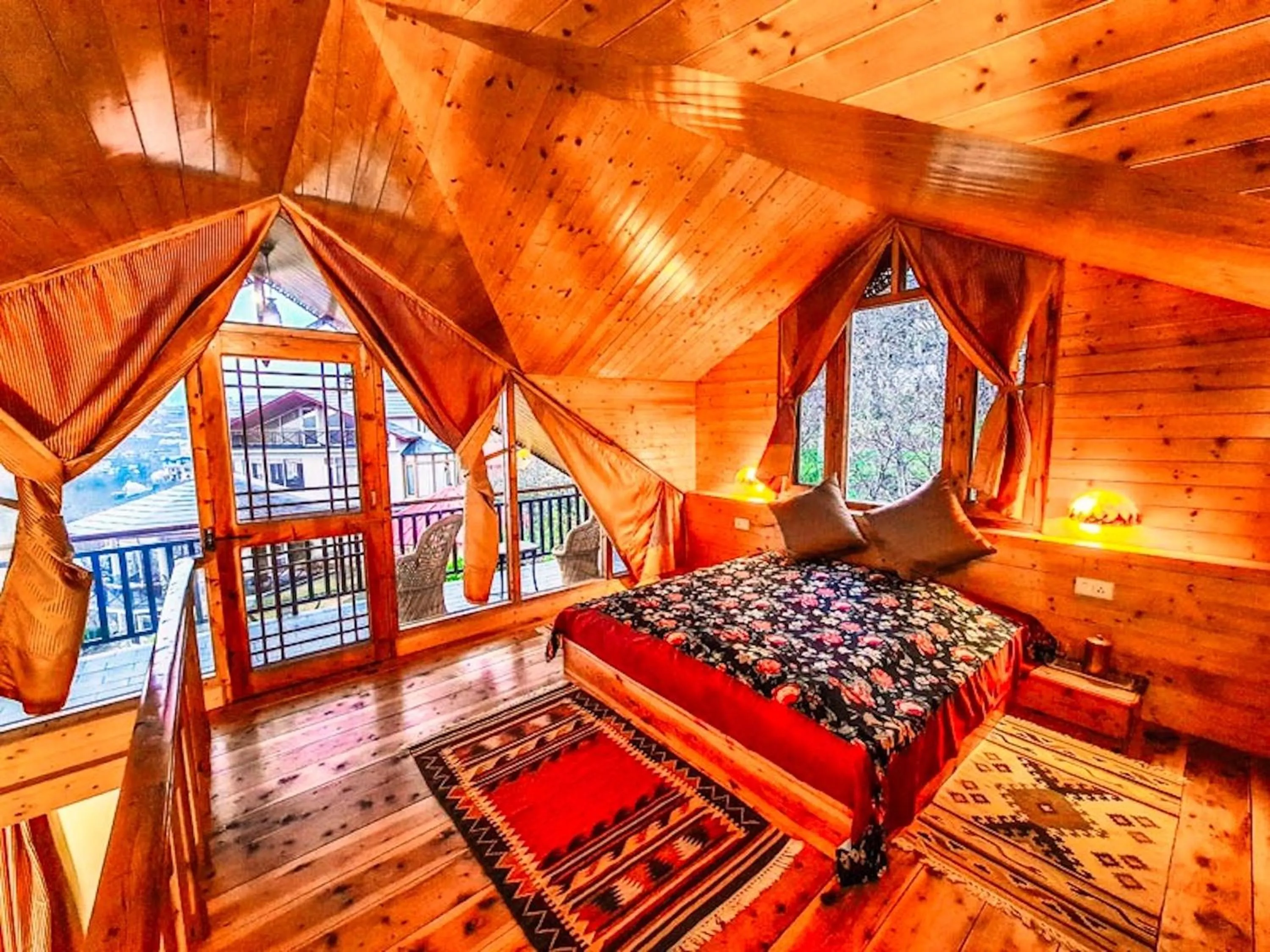 Bedroom, Bed in Banjara Orchard Retreat Thanedar