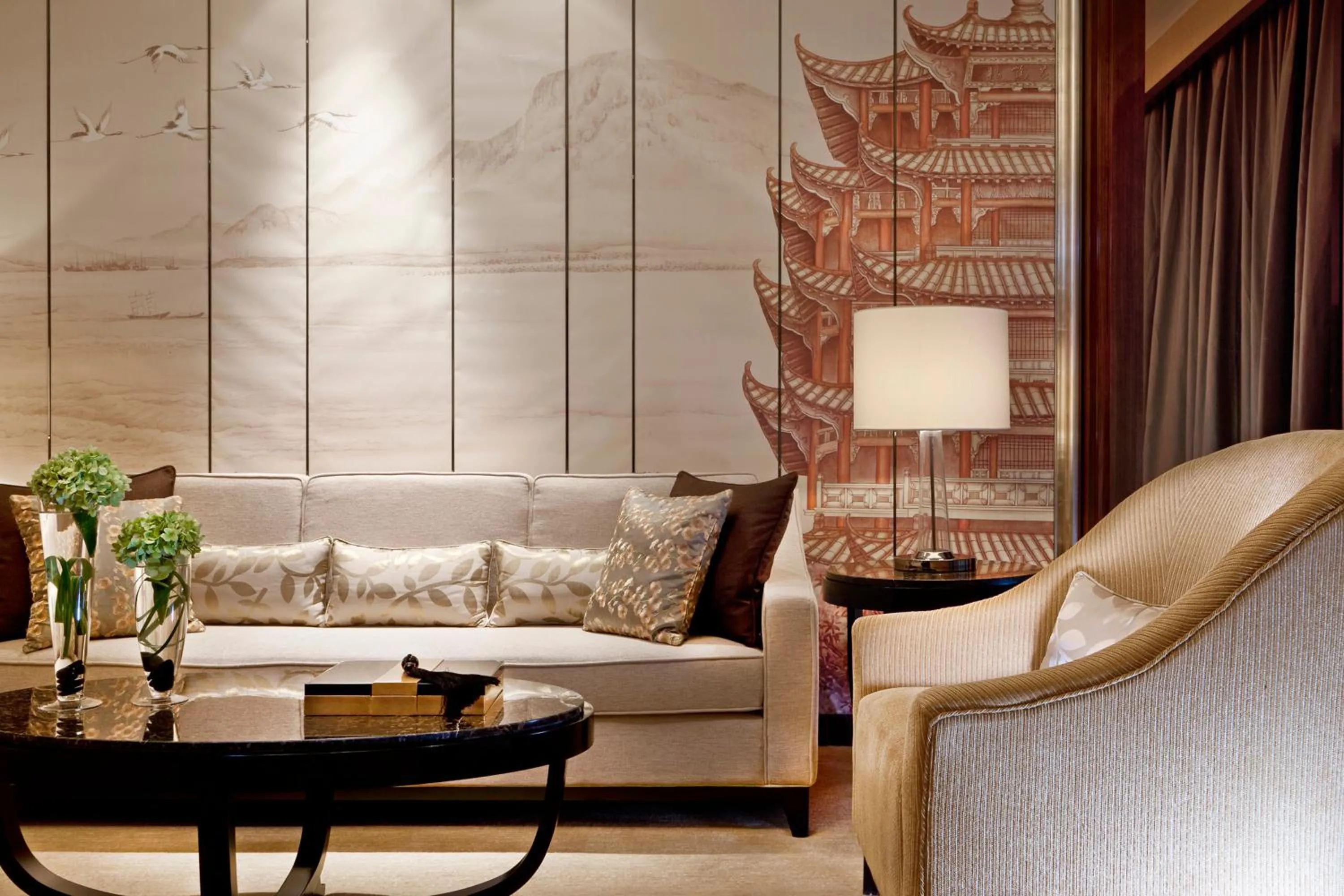Living room in The Westin Wuhan Wuchang