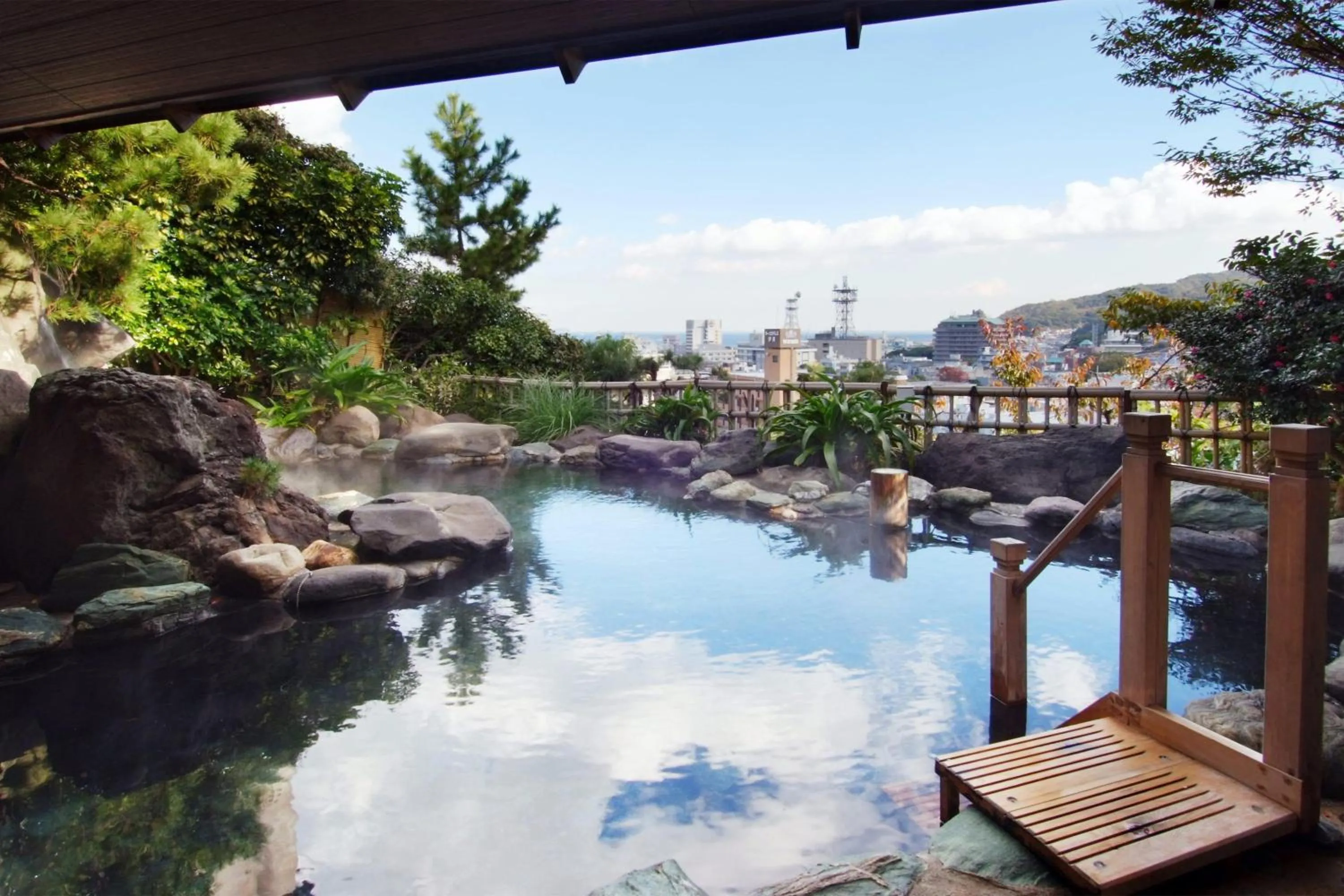 Hot Spring Bath in Yokikan