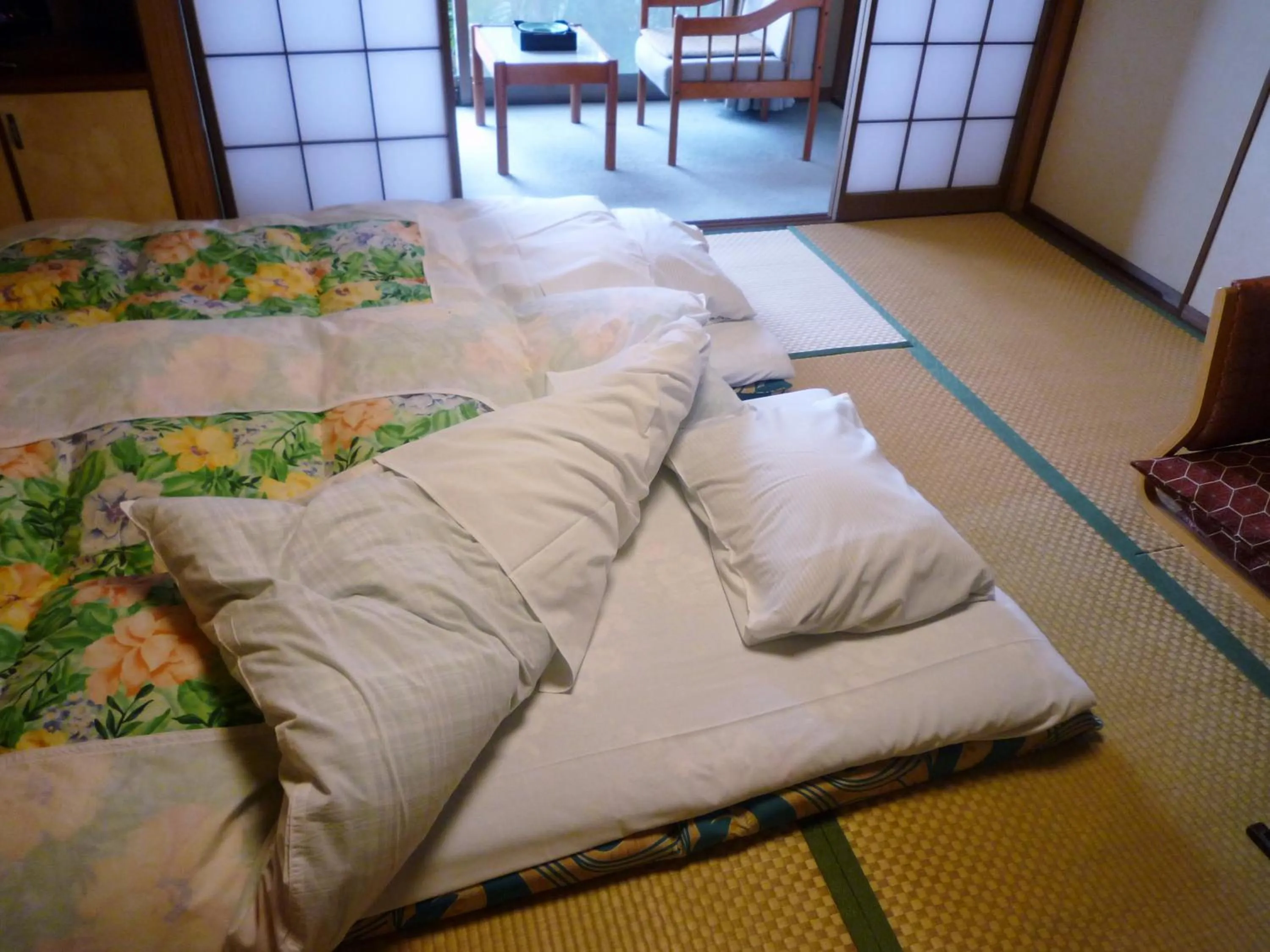 Decorative detail, Bed in Yokikan