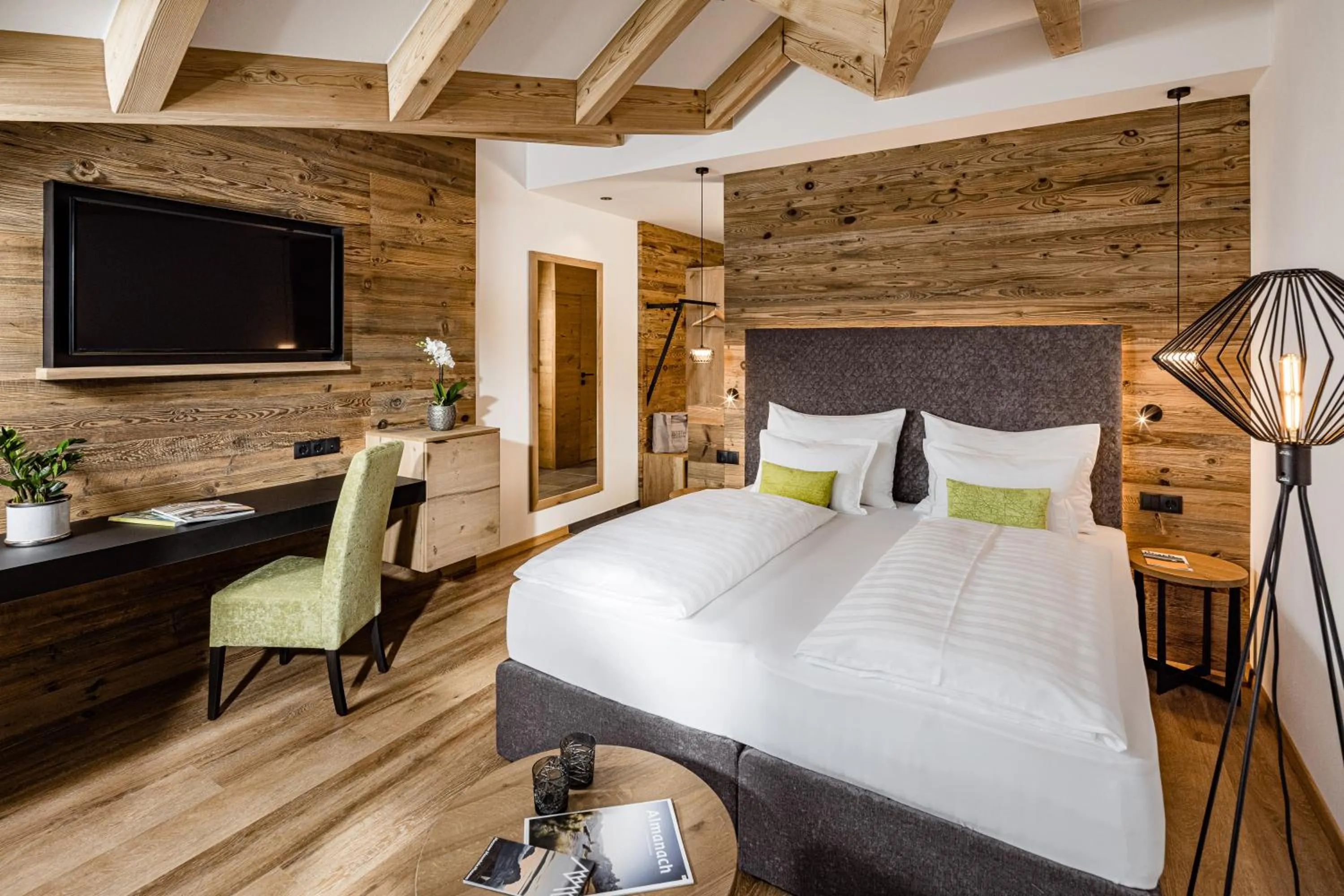 Seating area, Bed in Hotel Erika