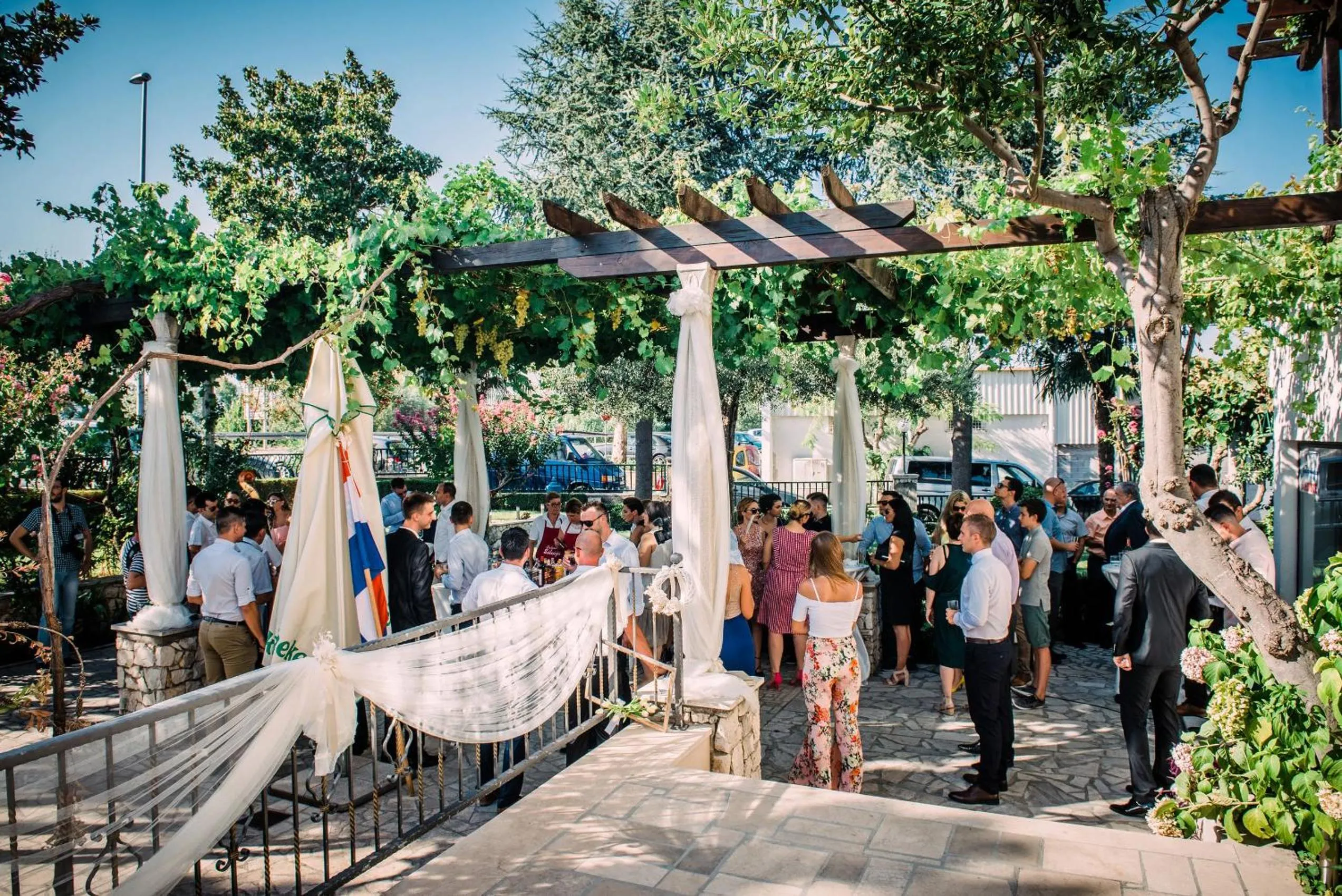 Patio in Hotel Metković