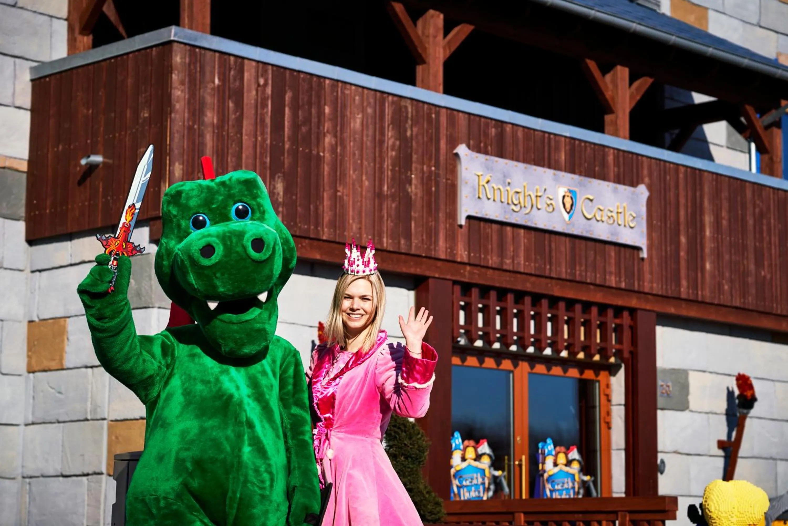 Decorative detail in LEGOLAND Castle Hotel