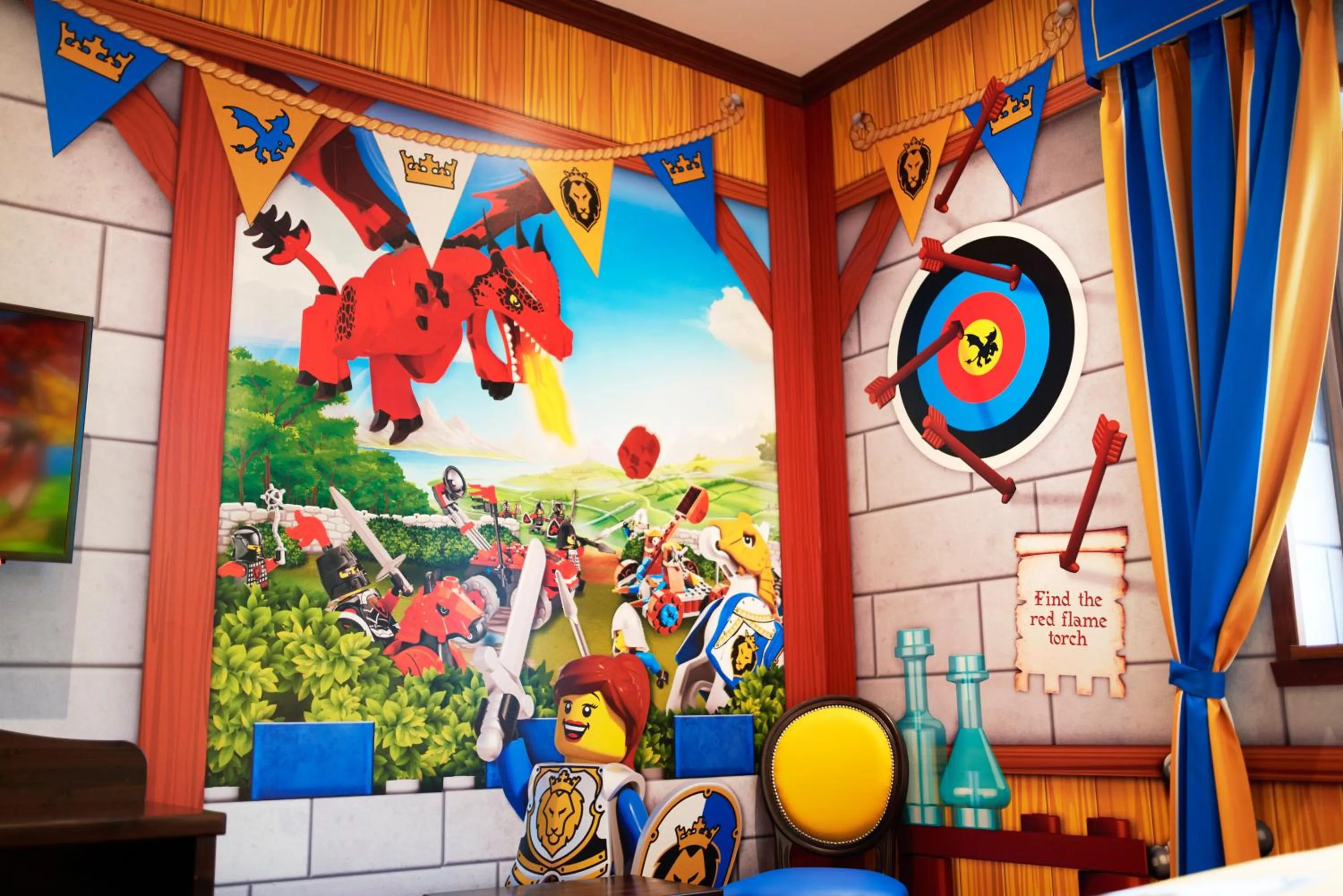 Decorative detail in LEGOLAND Castle Hotel