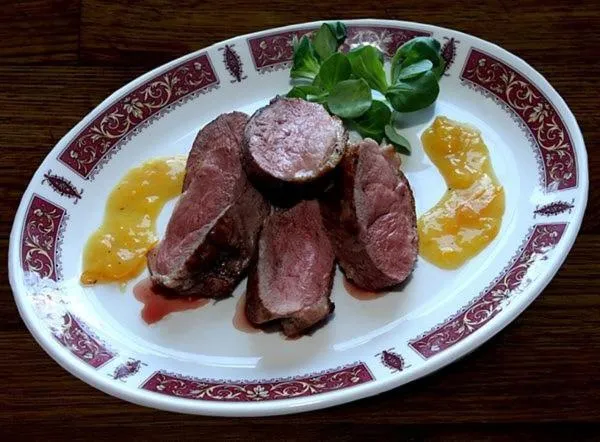 Food close-up in The Griffin Hotel