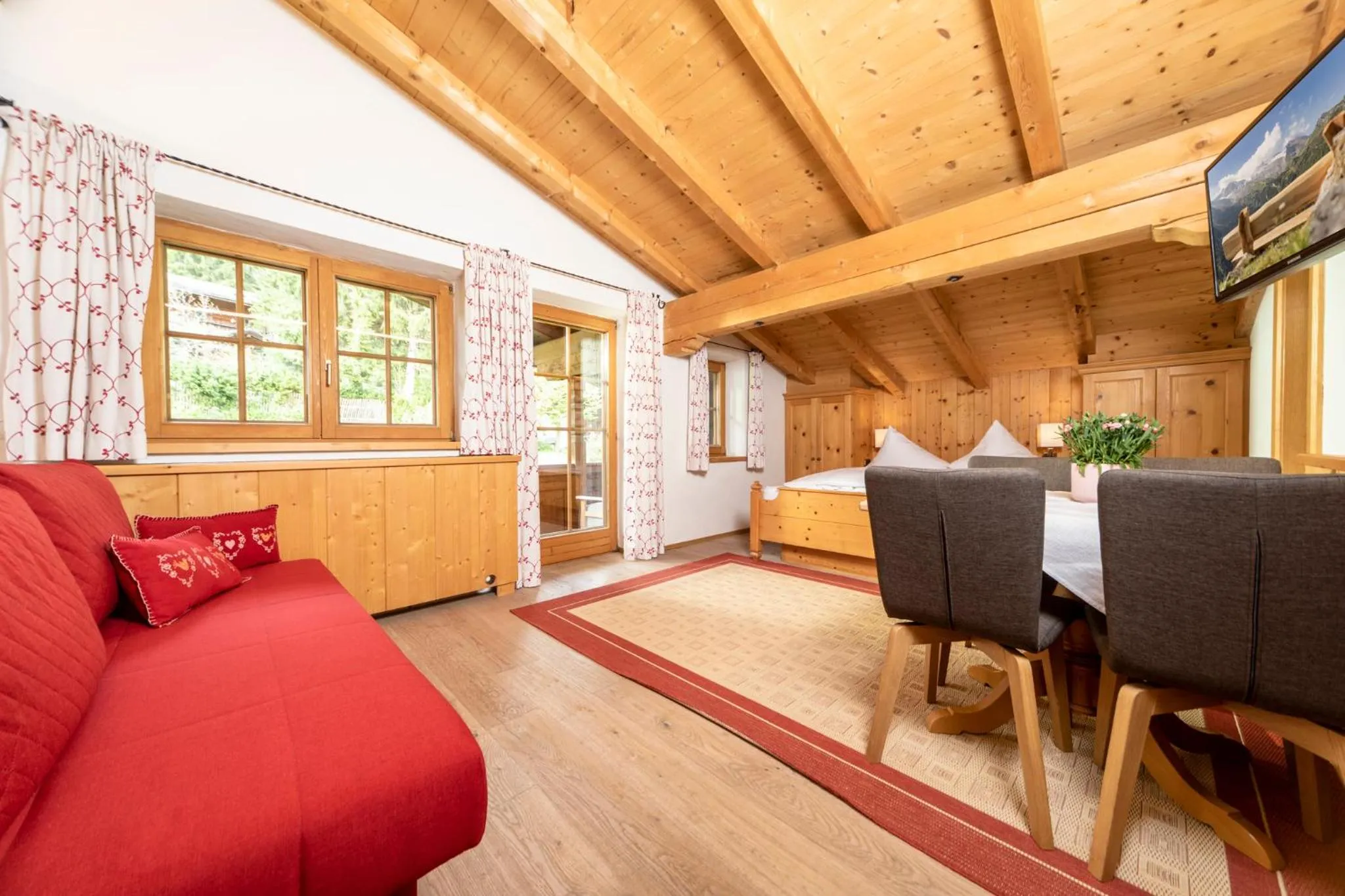 Seating area in Gästehaus Gratlspitz