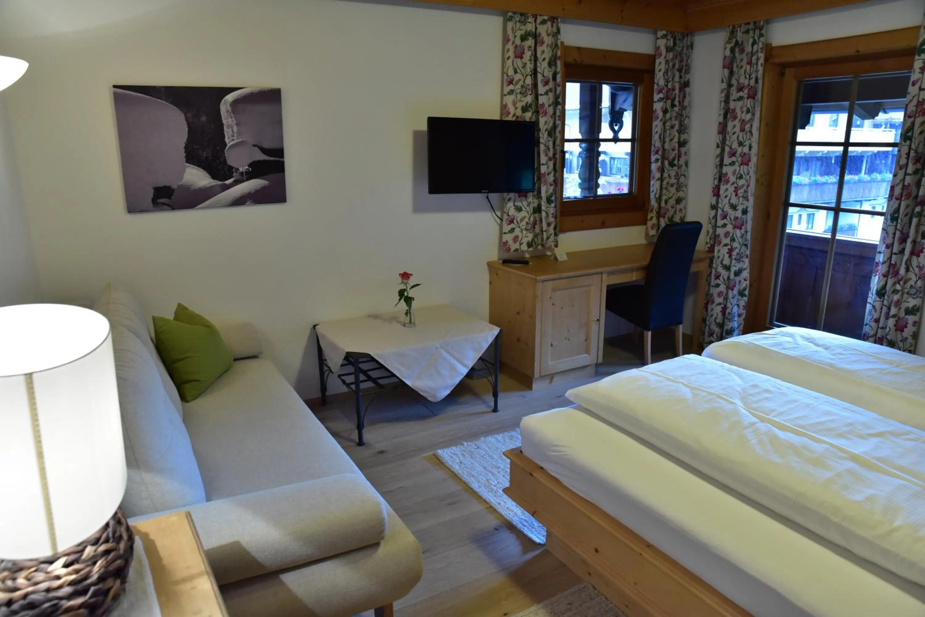 Bed in Gästehaus Gratlspitz