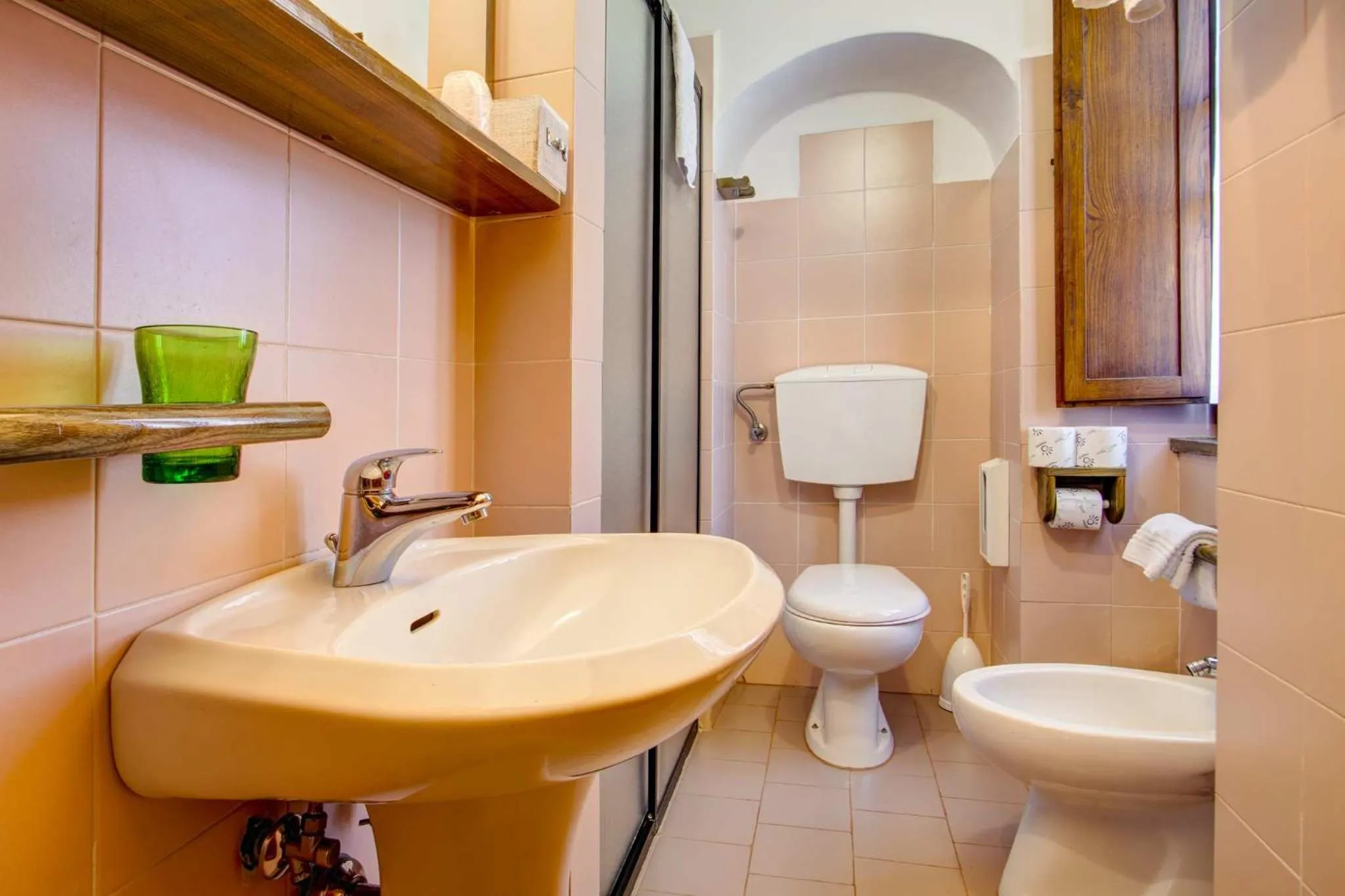 Bathroom in Hotel Residence Villa Rioddi