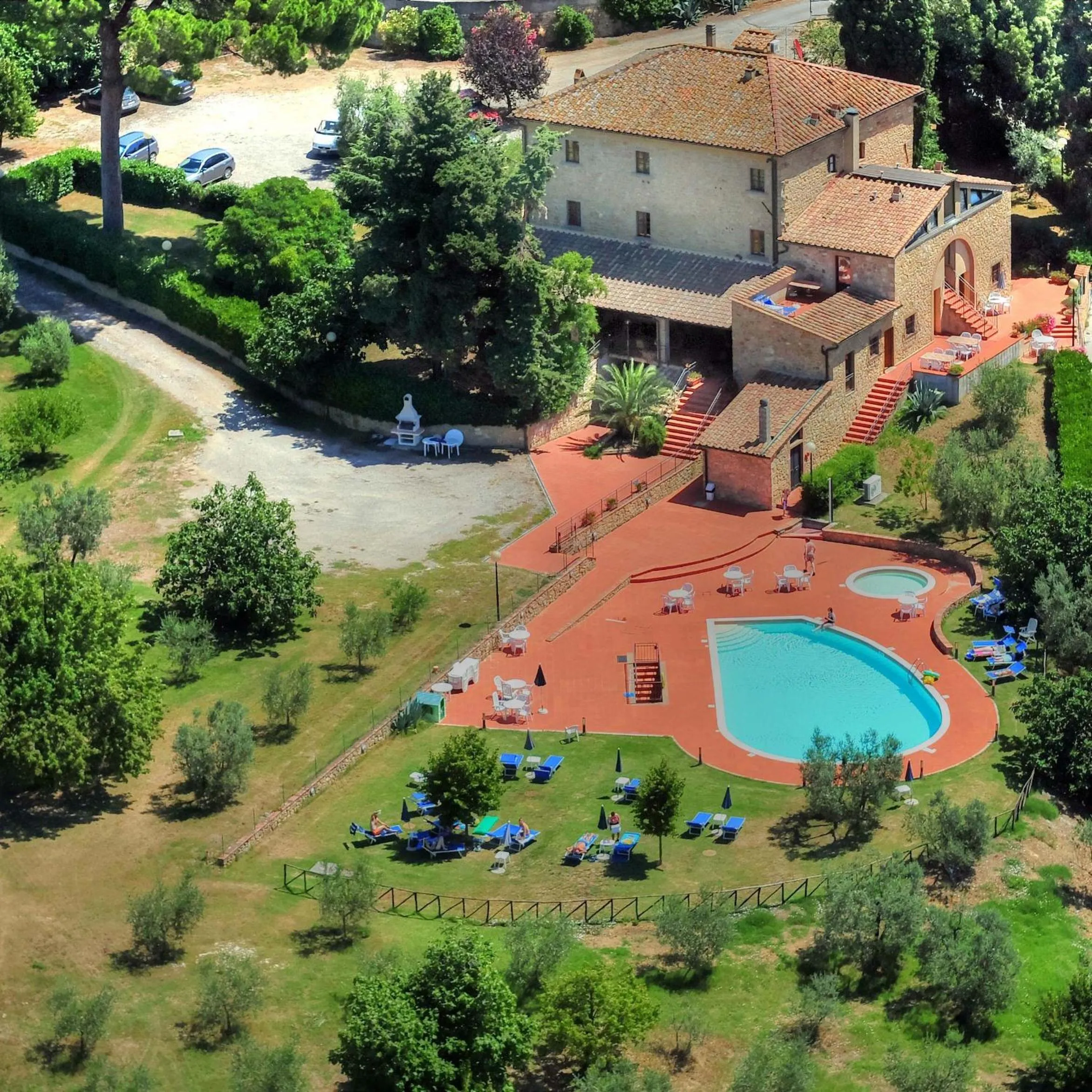 Bird's eye view in Hotel Residence Villa Rioddi