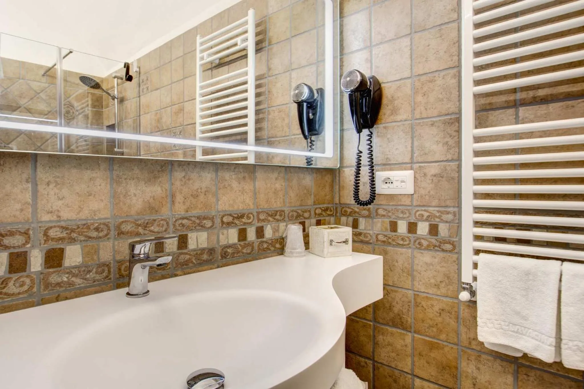 Bathroom in Hotel Residence Villa Rioddi