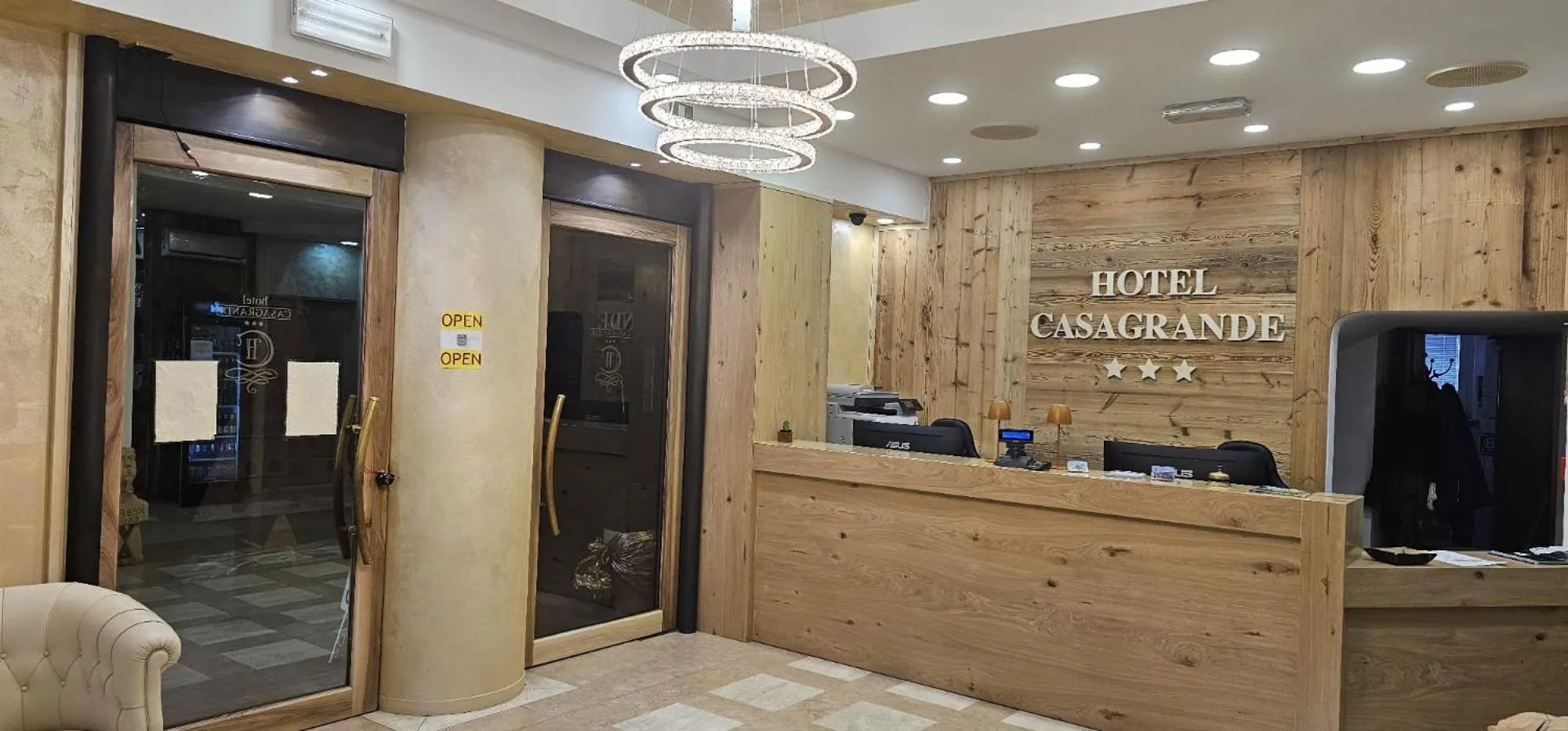 Lobby or reception in Hotel Casagrande