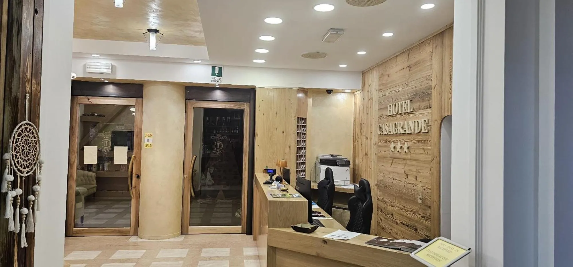Lobby or reception in Hotel Casagrande