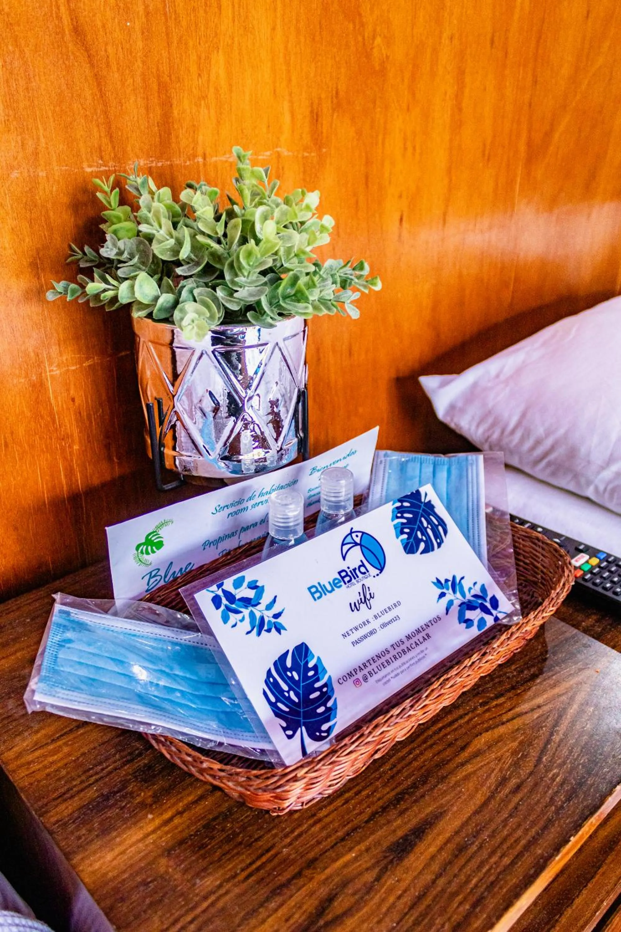 Decorative detail in Blue Bird