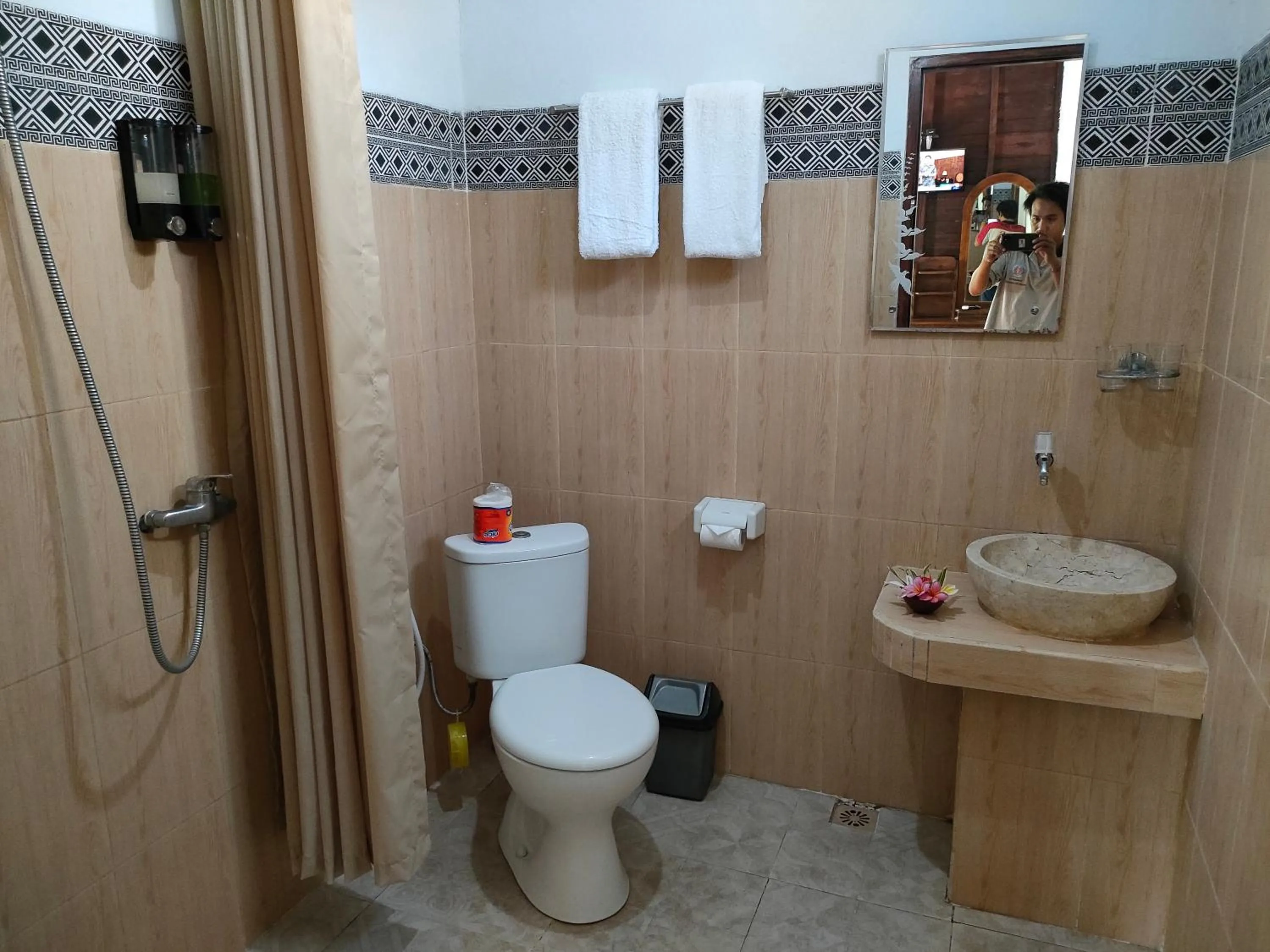 Bathroom in Exotic View Cottage