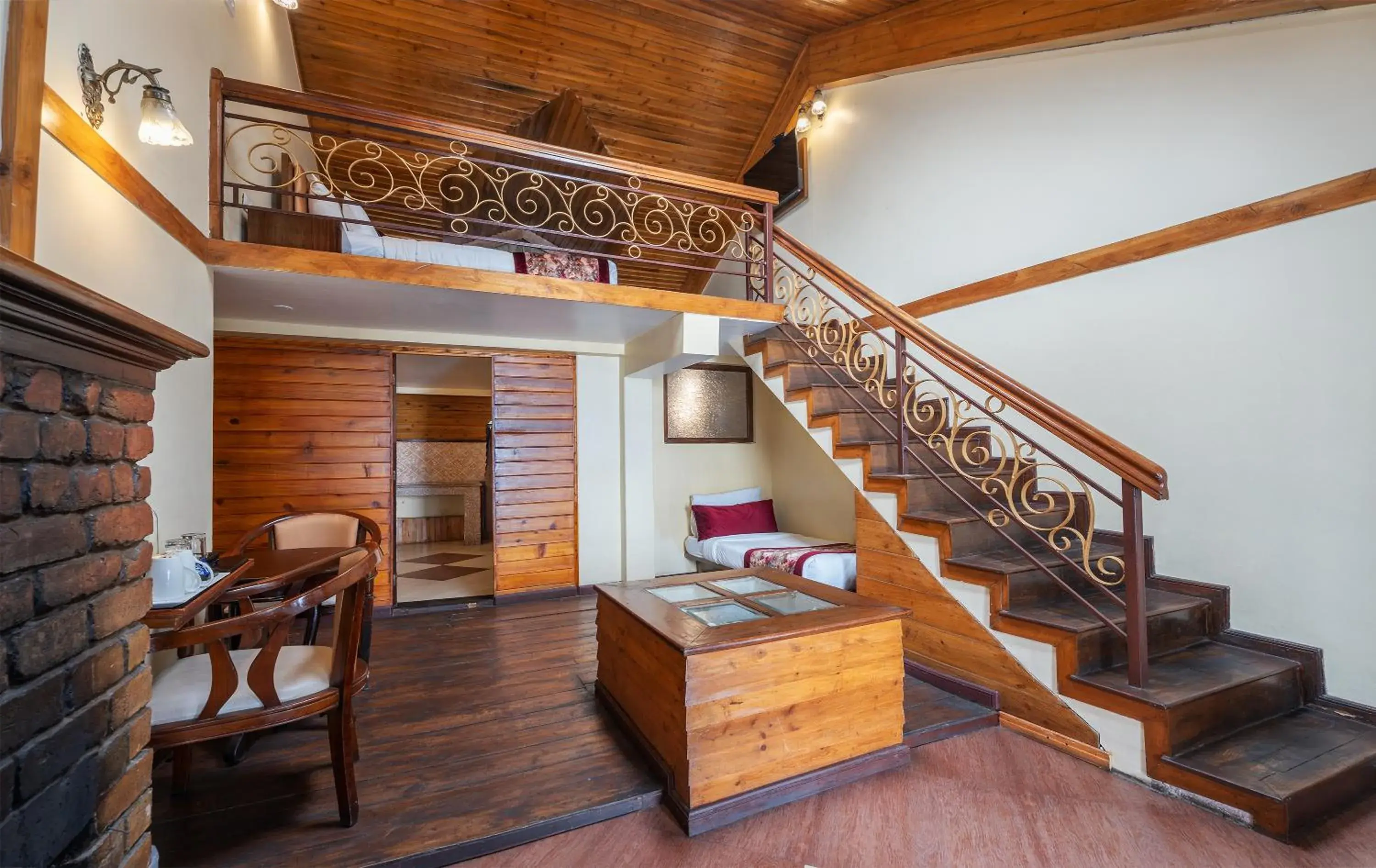 Chalet Kanchenjunga View with Fireplace and Balcony - single occupancy in Summit Grace Boutique Hotel & Spa Chalet Kanchenjunga View with Fireplace and Balcony - single occupancy in Summit Grace Boutique Hotel & Spa