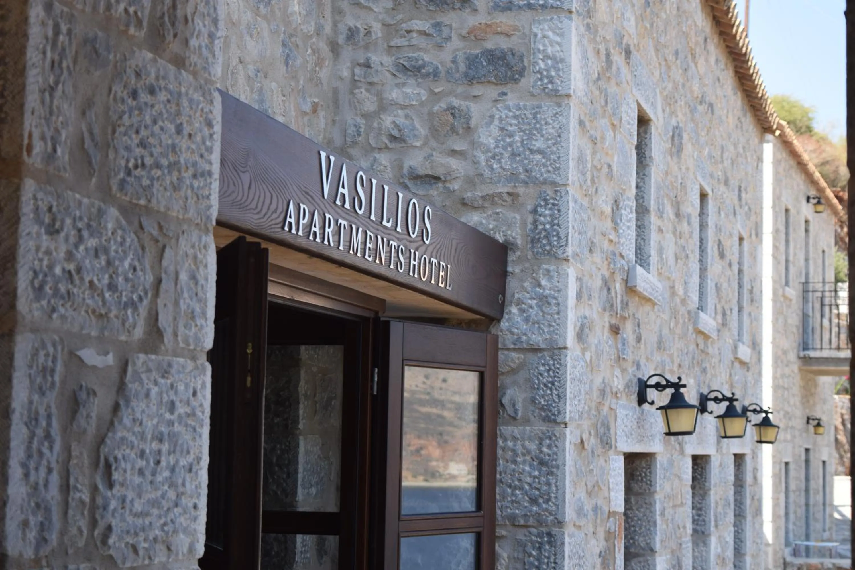 Property building in Vasilios Apartments Hotel