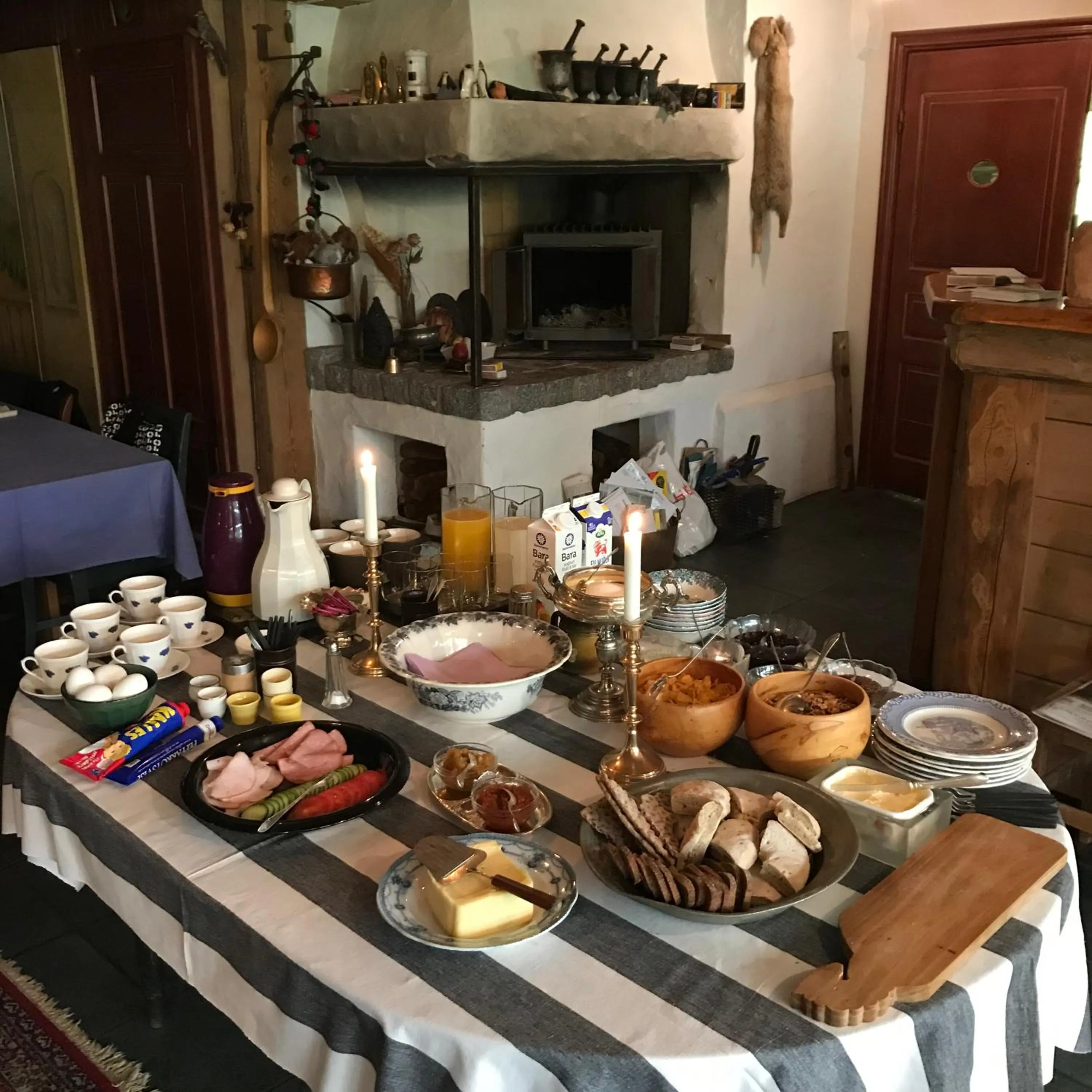 Breakfast in Klefstad gård