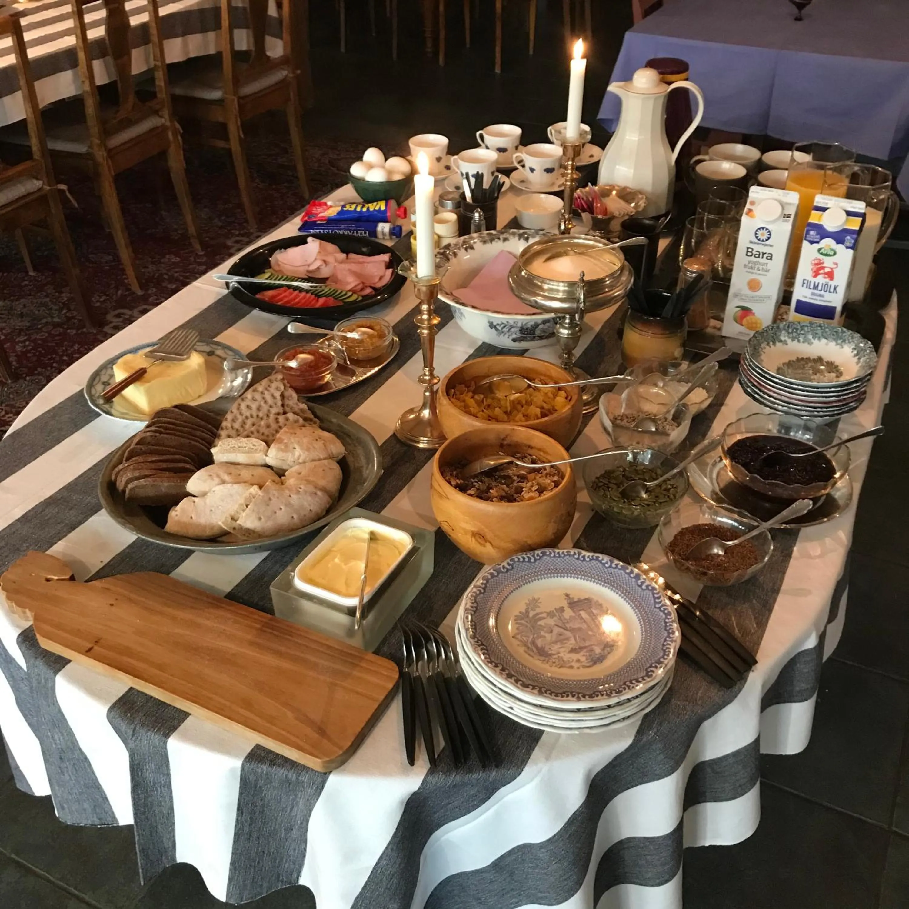 Breakfast in Klefstad gård