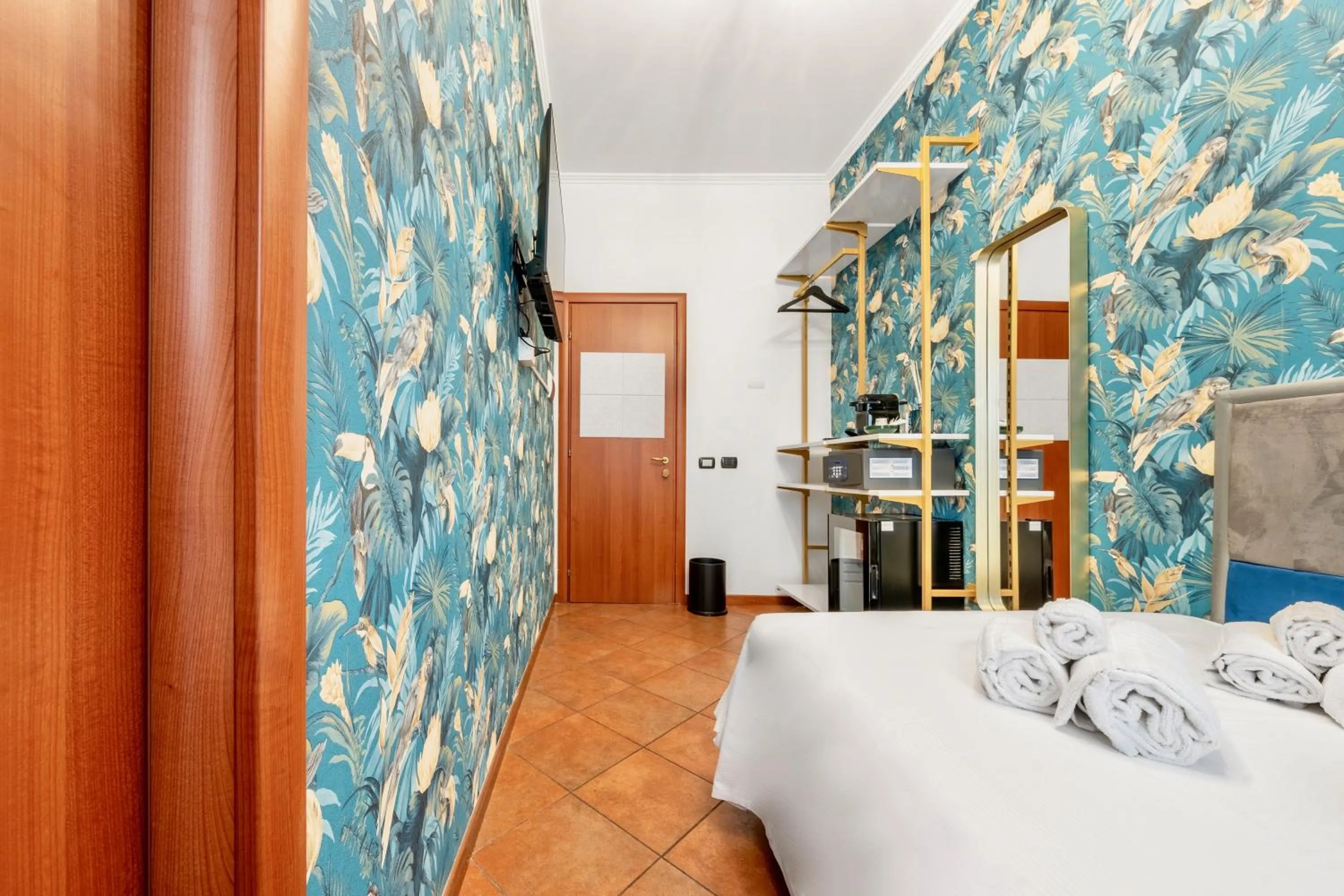 Bed in Colosseo Relais