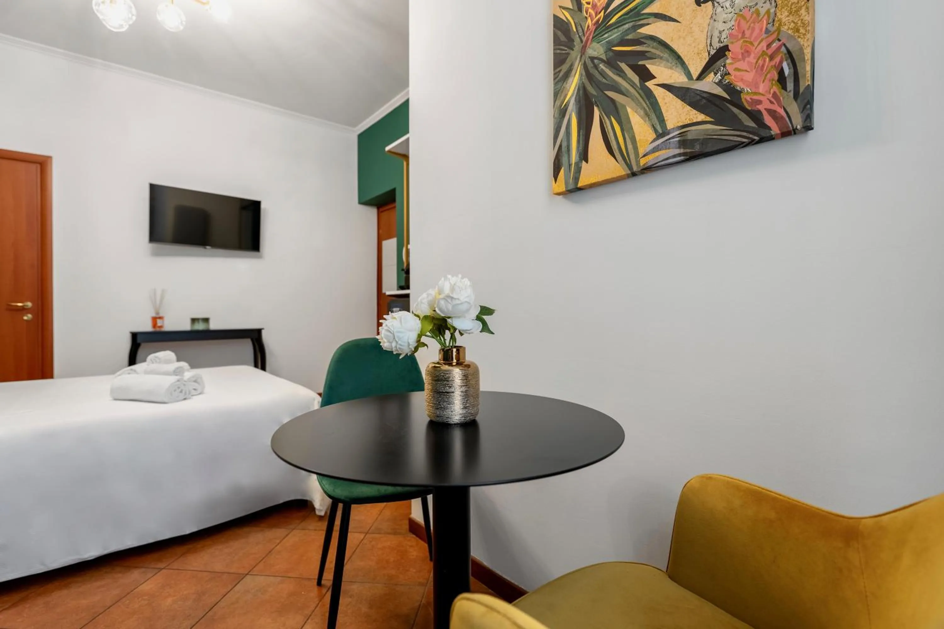 Bed in Colosseo Relais