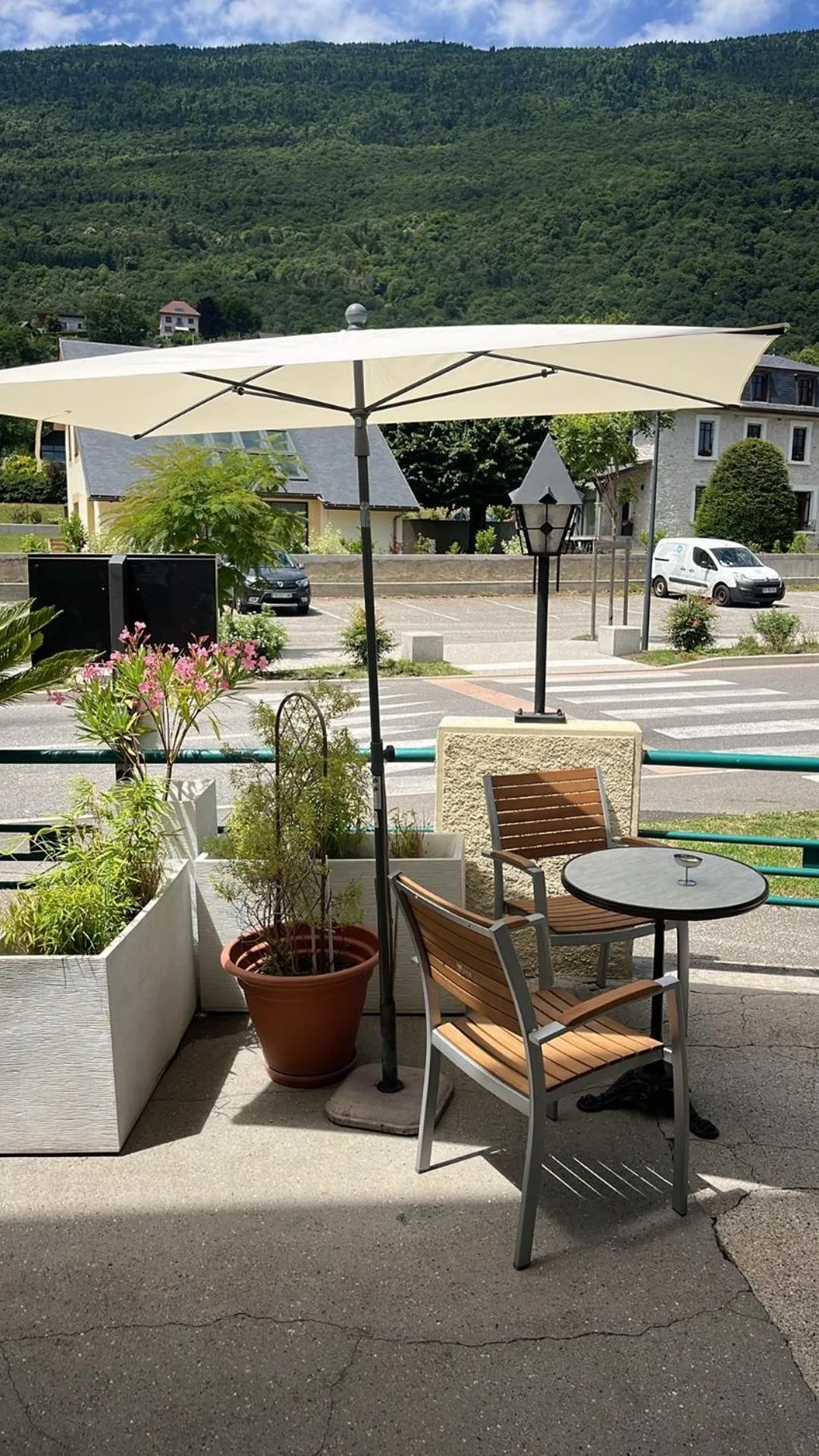 Patio in Savoy Hotel