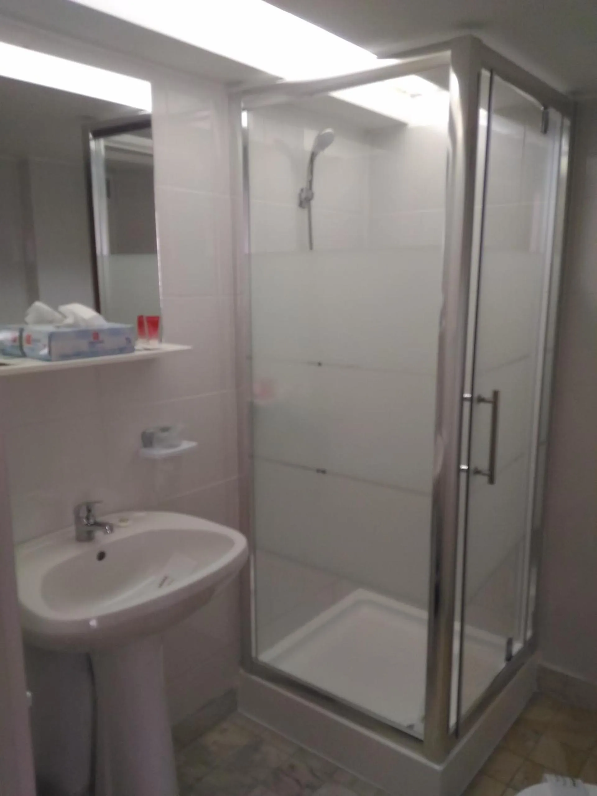 Shower in Pensiunea Helvetia