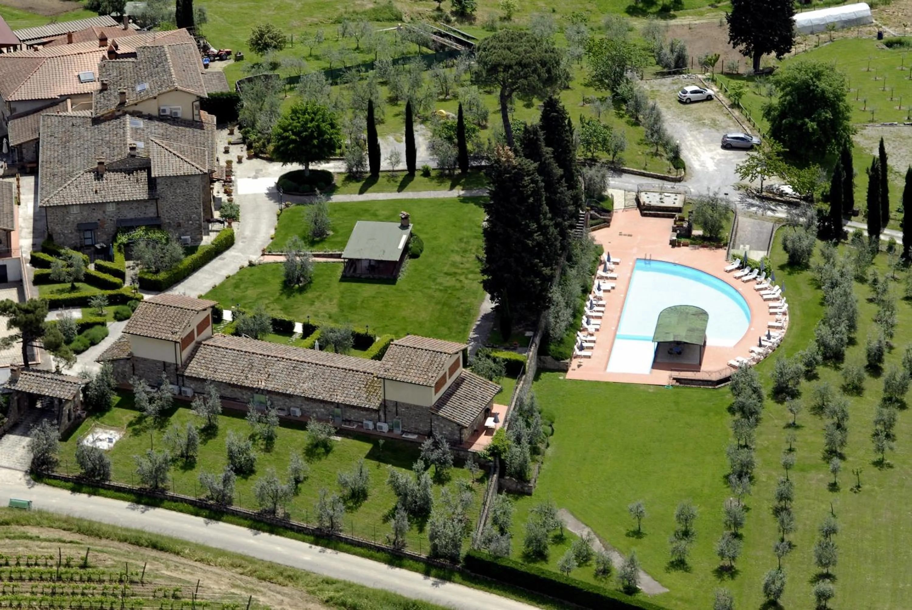 Bird's eye view in Erboli Residence
