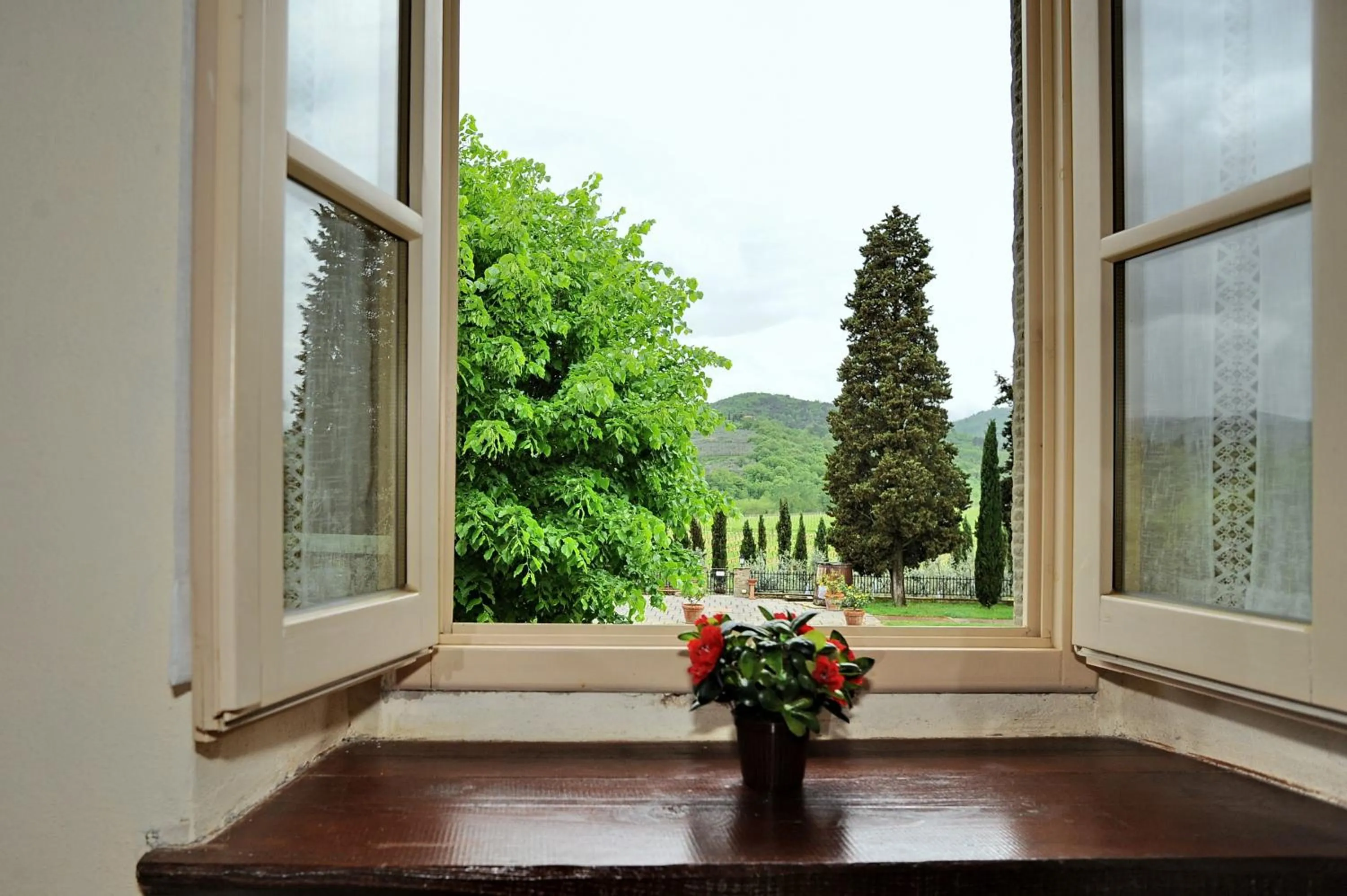 Garden view in Erboli Residence
