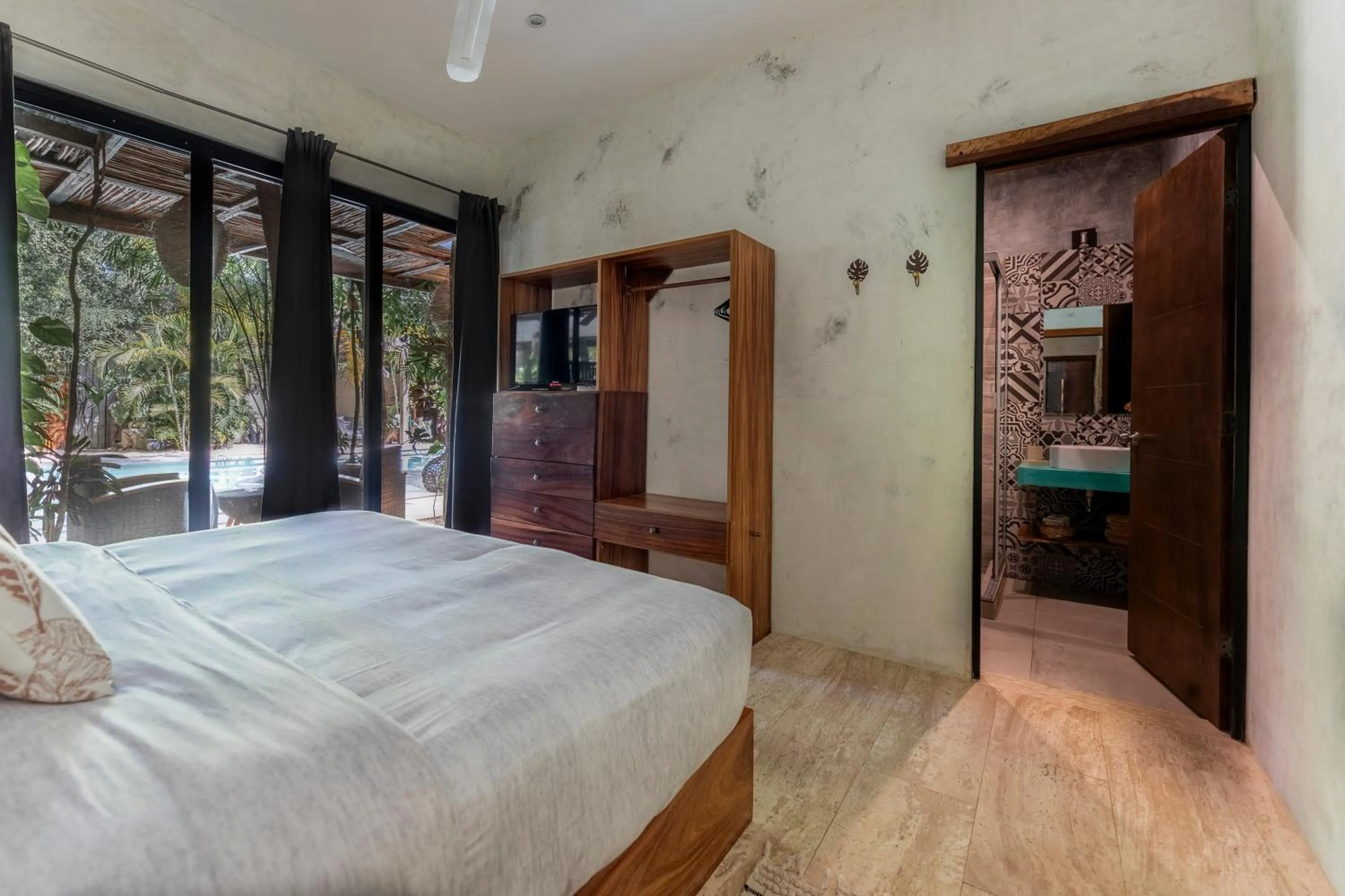 Bedroom, Bed in Trece Lunas Tulum - Enchanted Resort