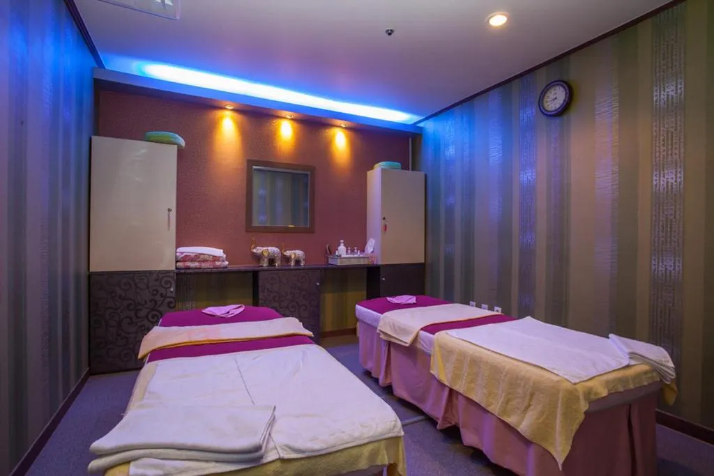 Bed in Jeju Ilsung Beach Condo