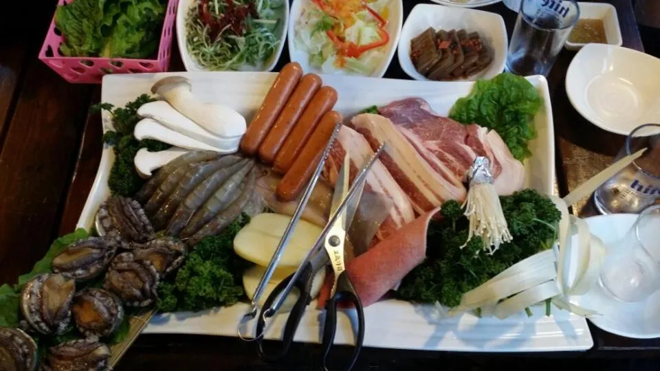 BBQ facilities in Jeju Ilsung Beach Condo