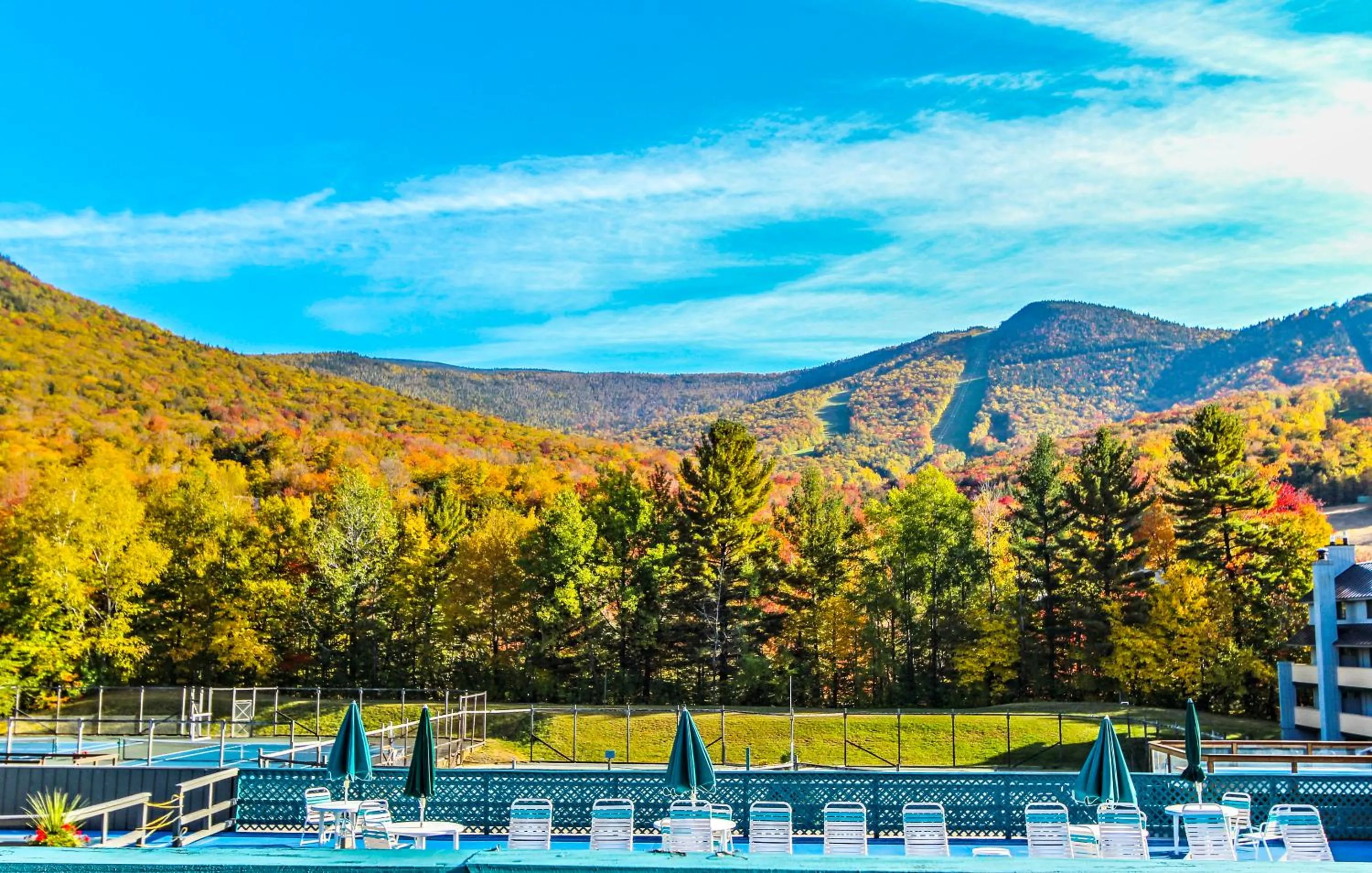 Summer in Village of Loon Mountain