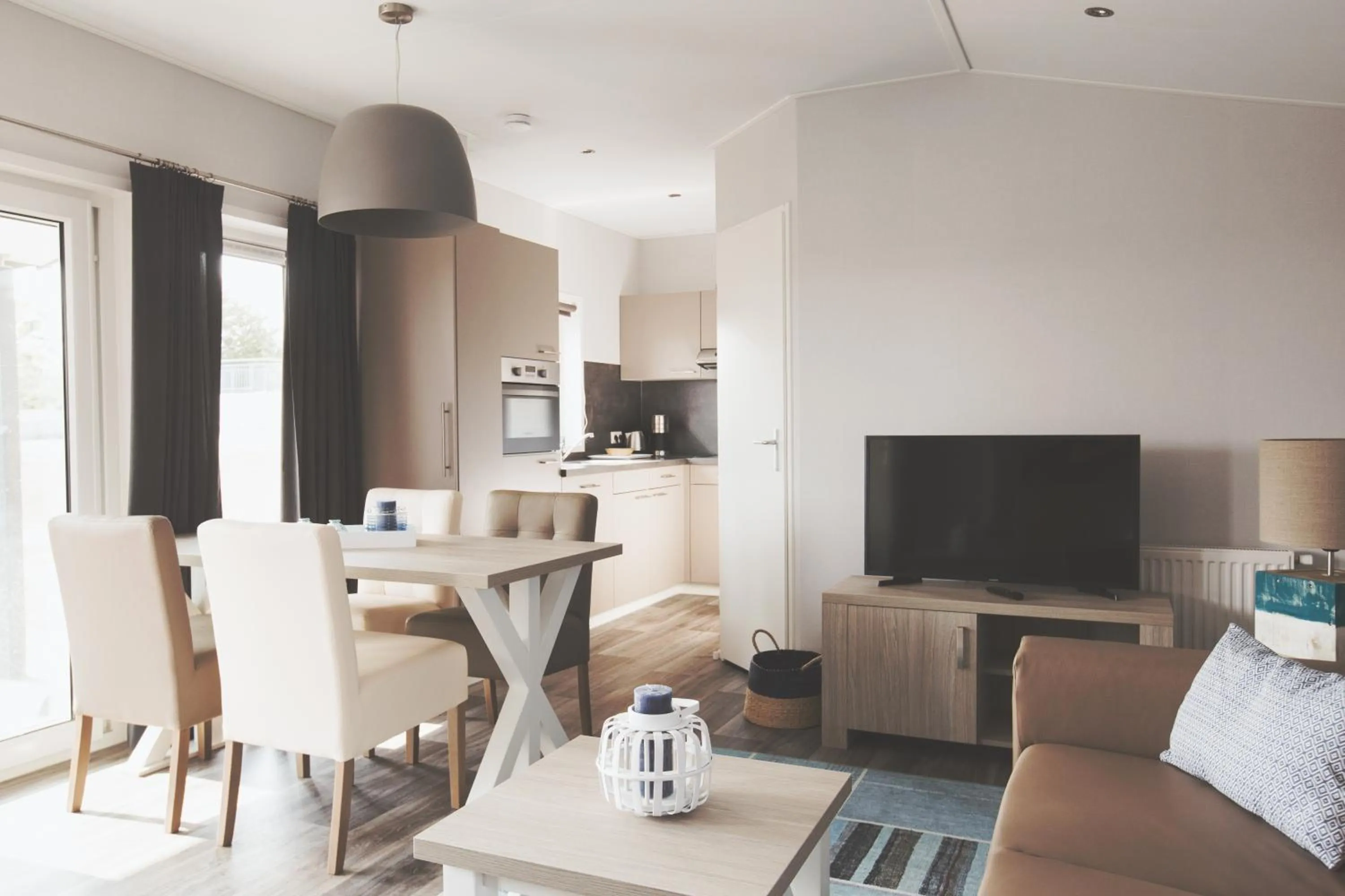 Kitchen or kitchenette in Lodgepark Goitzsche GmbH